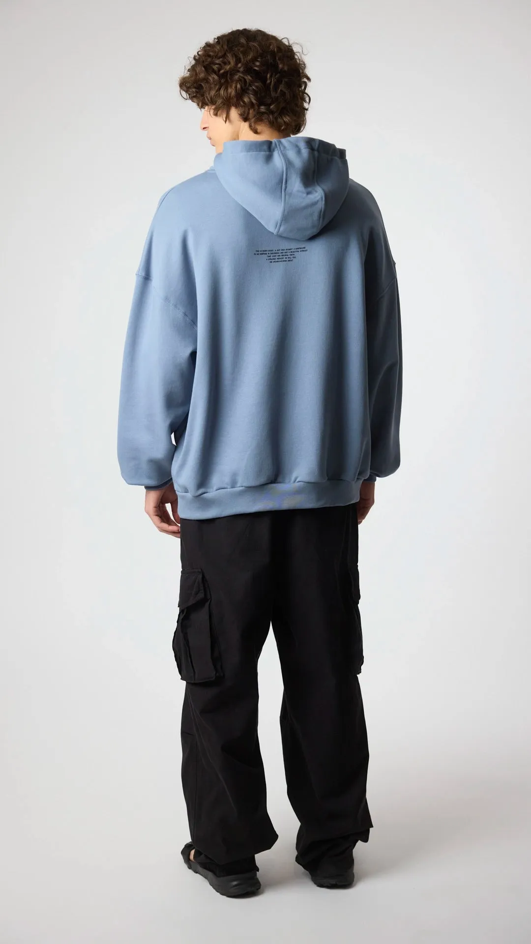 HOODIE WIPEOUT SKY BLUE