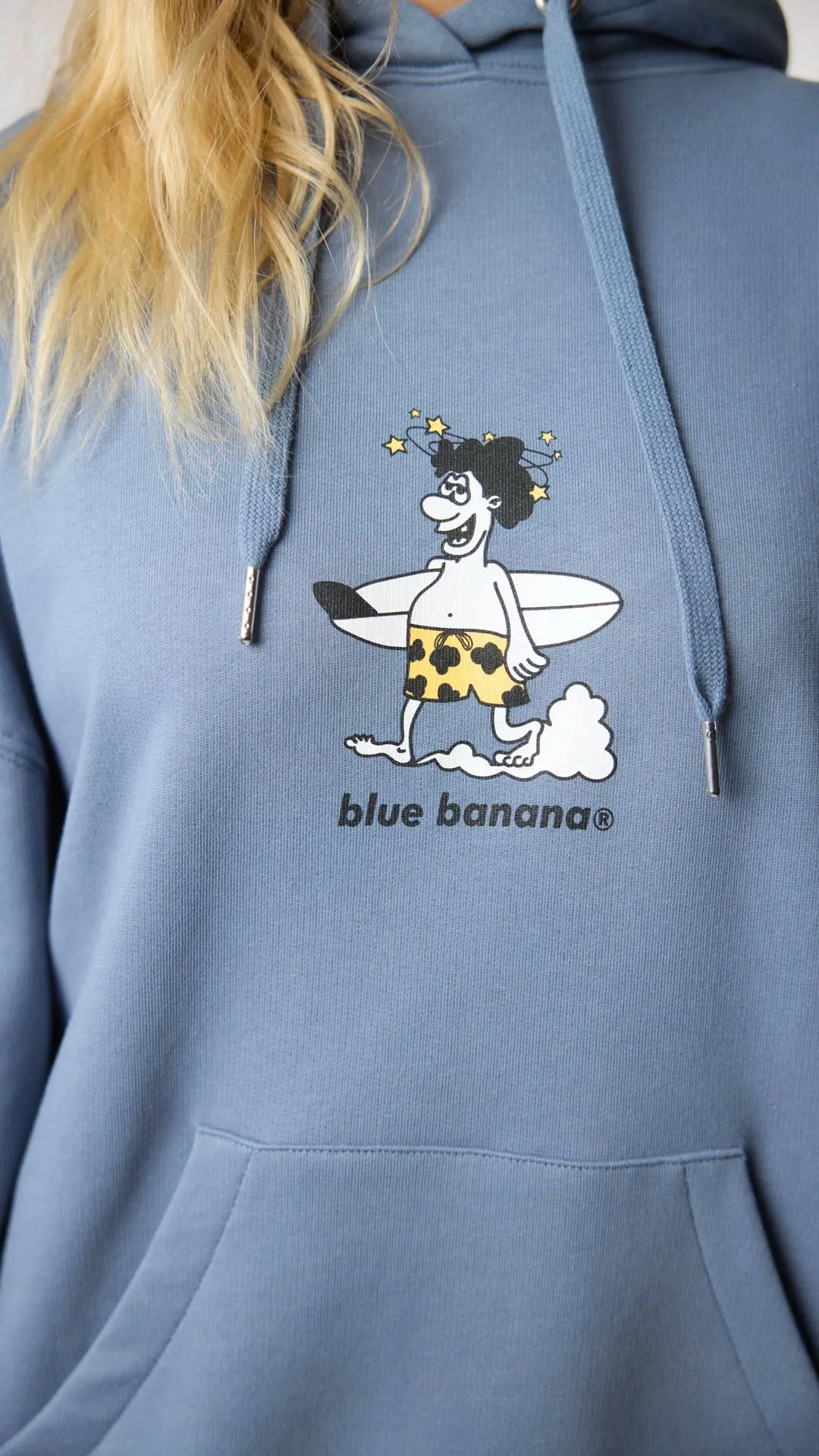 HOODIE WIPEOUT SKY BLUE
