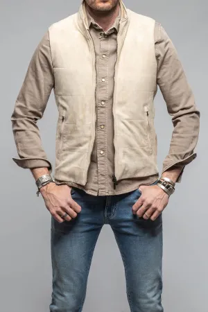 Huracan Suede Vest In Ivory