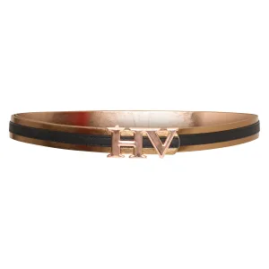 HV Polo Isabelle black rose gold belt