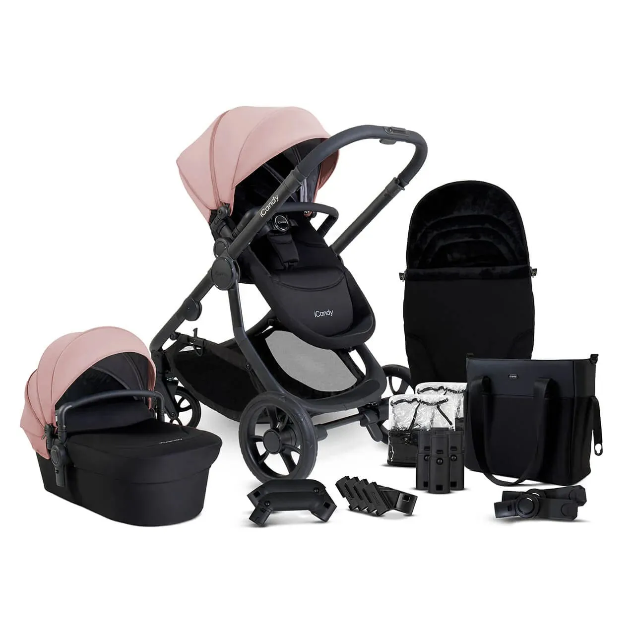 iCandy Orange 4 Cabriofix i-Size and Base Travel System - Rose