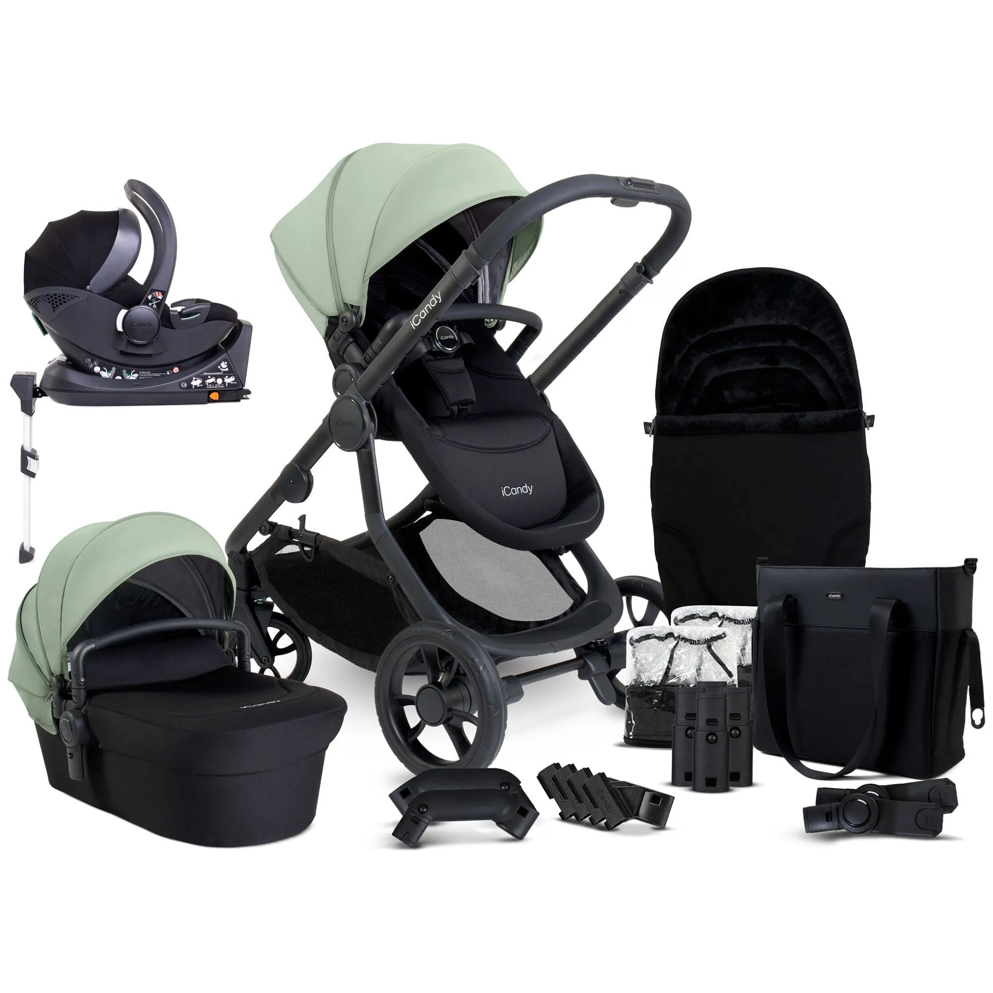 iCandy Orange 4 Complete Travel System with Cocoon in Pistachio