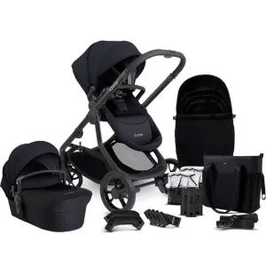 ICANDY Orange 4 Pushchair Combination Bundle - Jet (Black Edition)