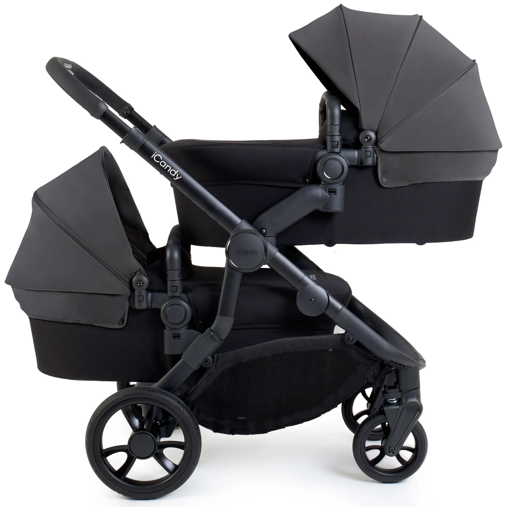 iCandy Orange 4 Twin Complete Cocoon Travel System in Fossil