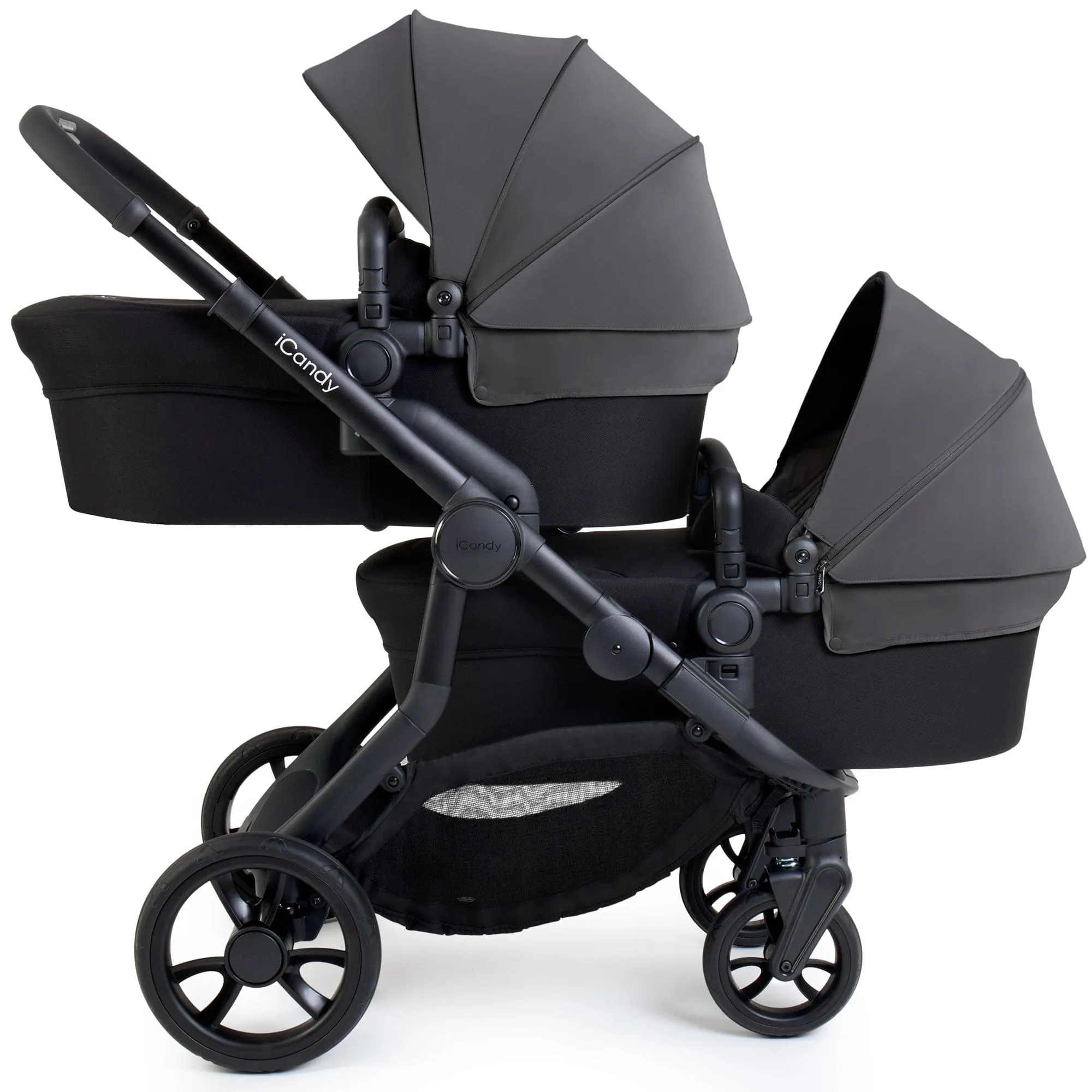 iCandy Orange 4 Twin Complete Cocoon Travel System in Fossil