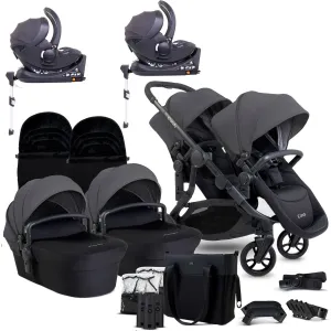 iCandy Orange 4 Twin Complete Cocoon Travel System in Fossil