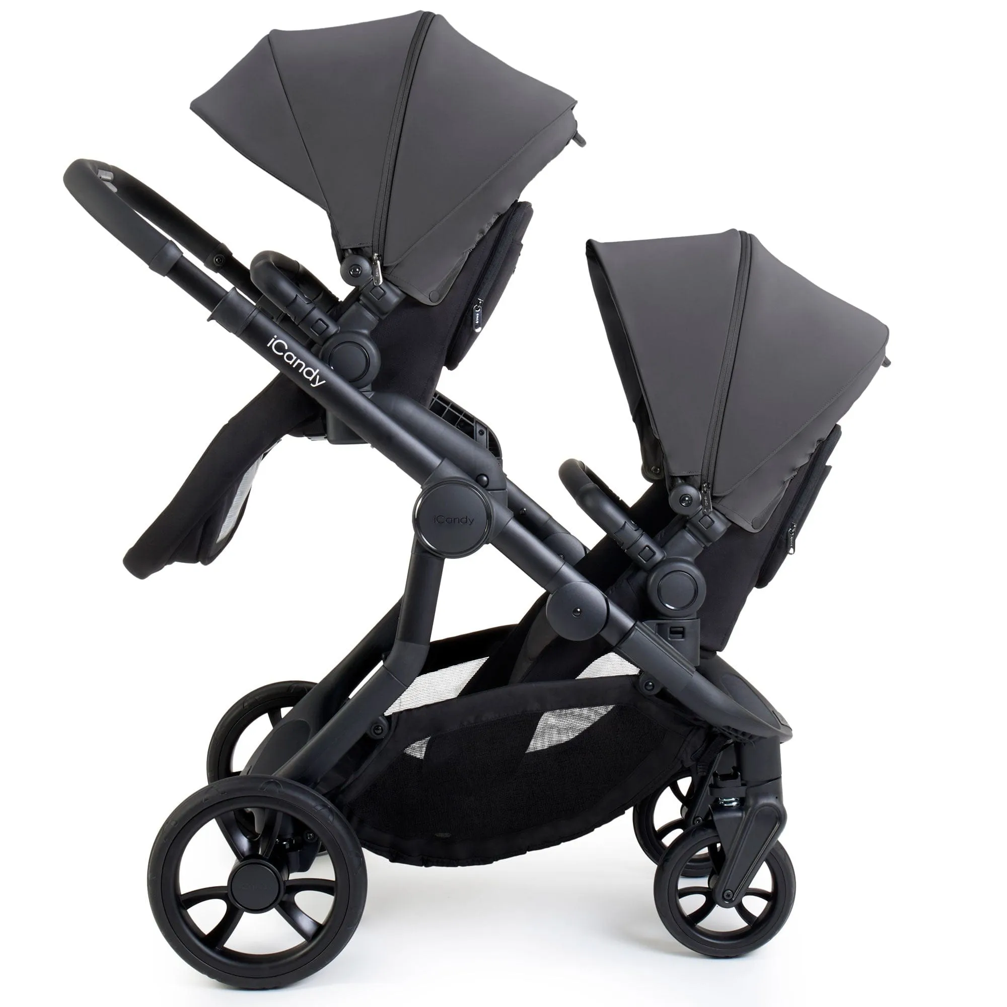 iCandy Orange 4 Twin Complete Cocoon Travel System in Fossil