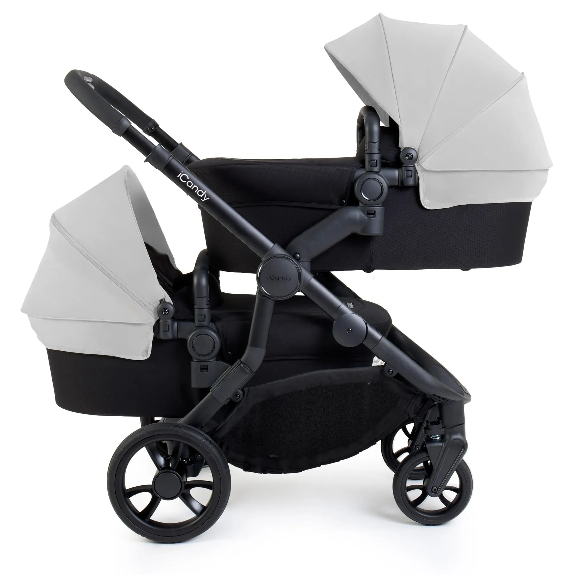 iCandy Orange 4 Twin Complete Cocoon Travel System in Glacier