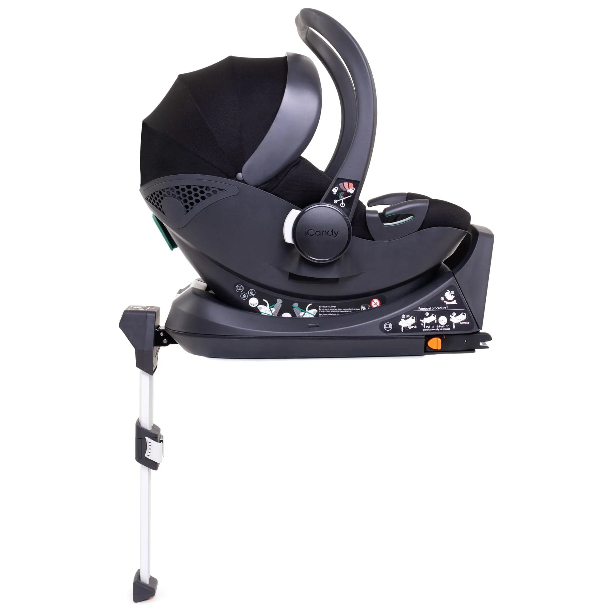iCandy Orange 4 Twin Complete Cocoon Travel System in Glacier