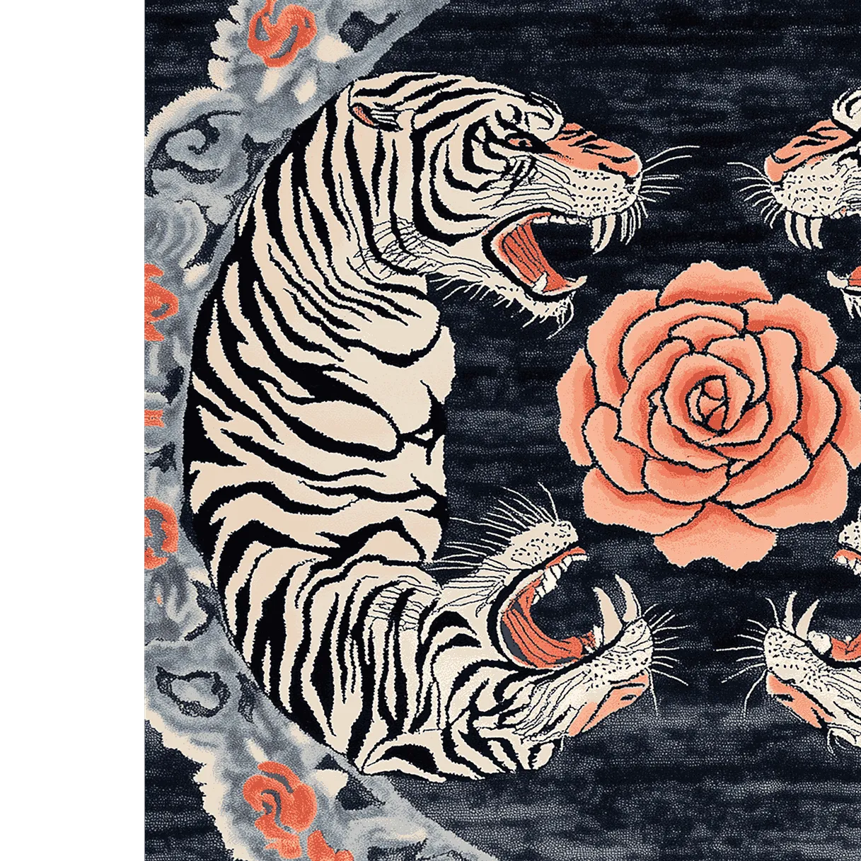 Imperial Roar Hand Tufted Rug