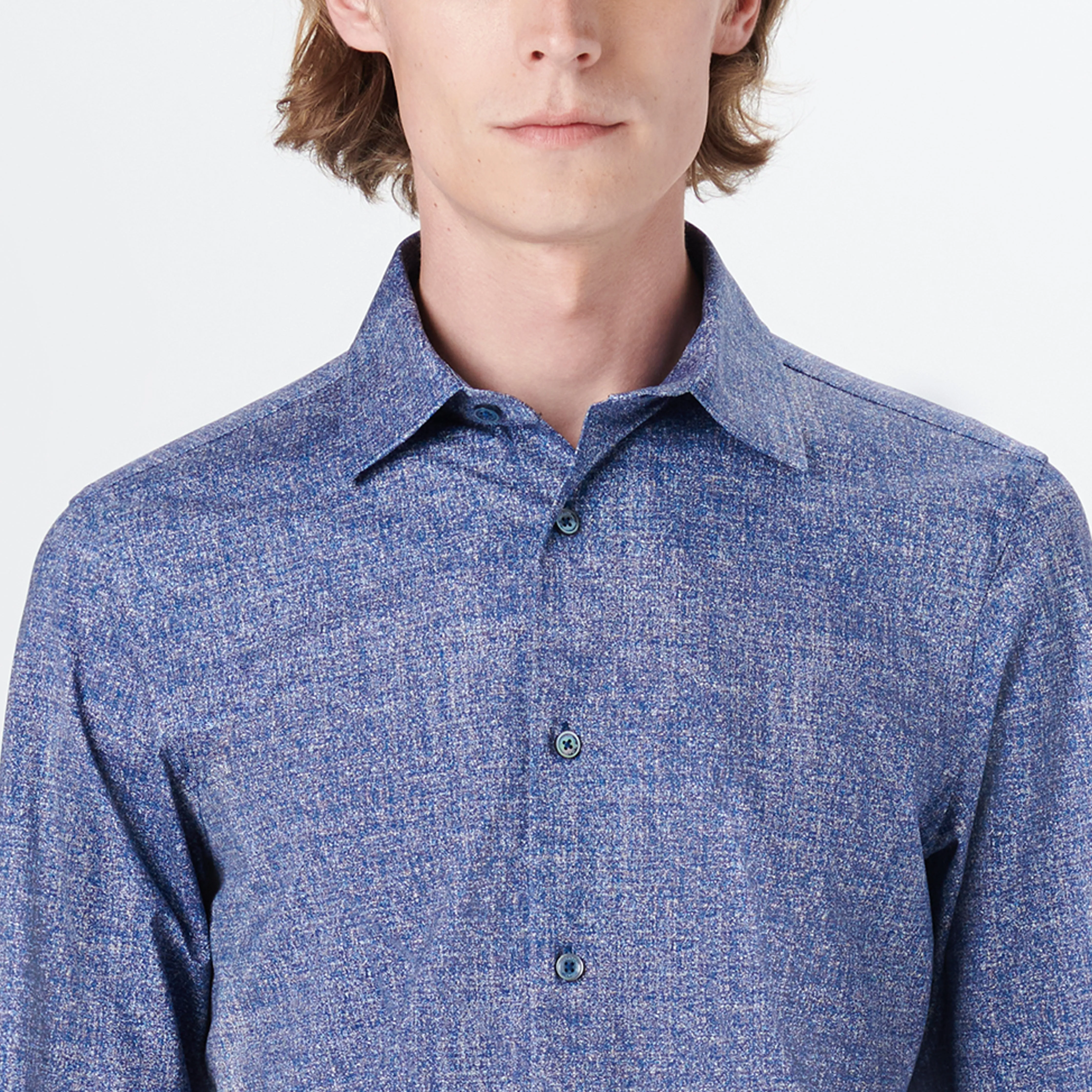 JAMES Chambray Print OoohCotton Shirt
