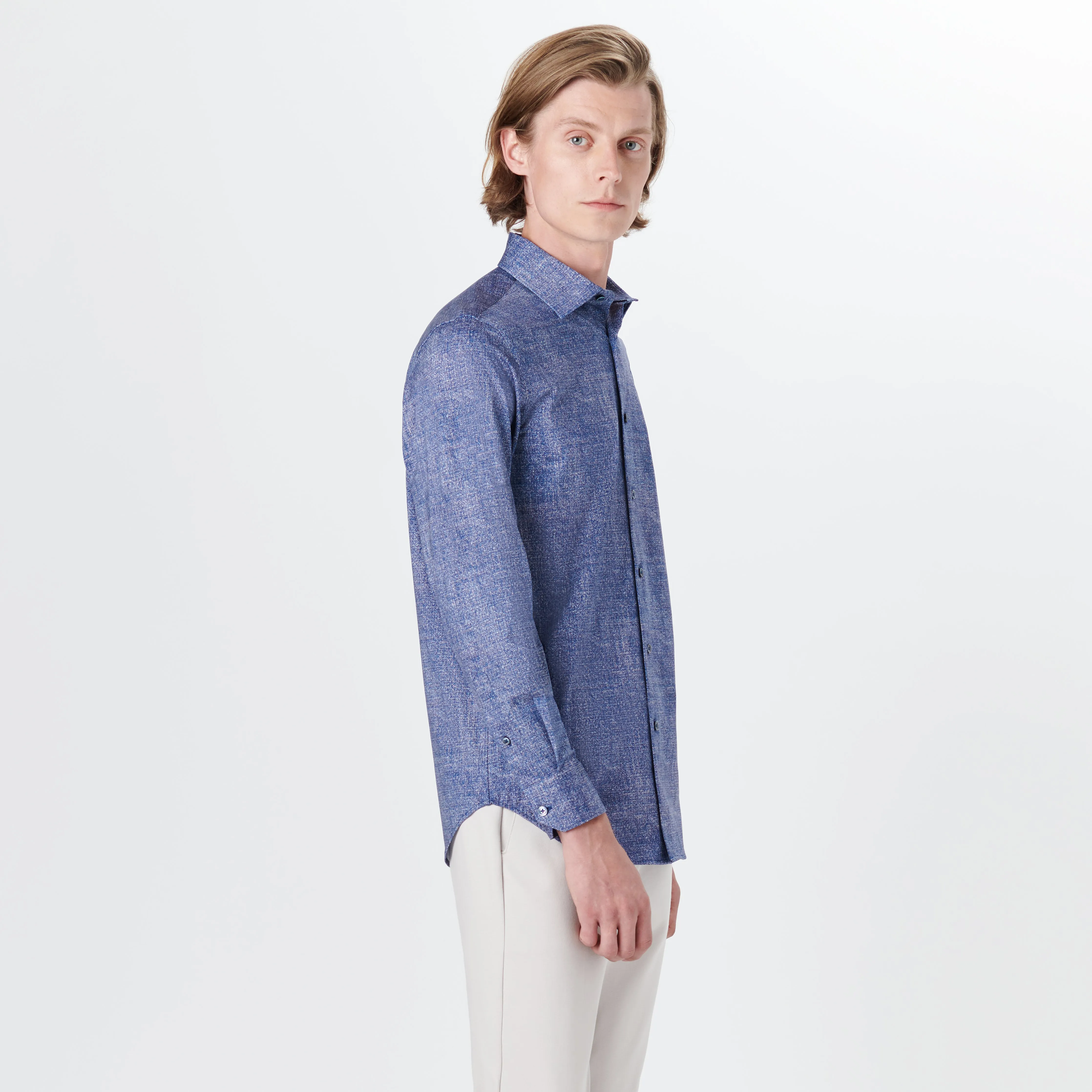 JAMES Chambray Print OoohCotton Shirt