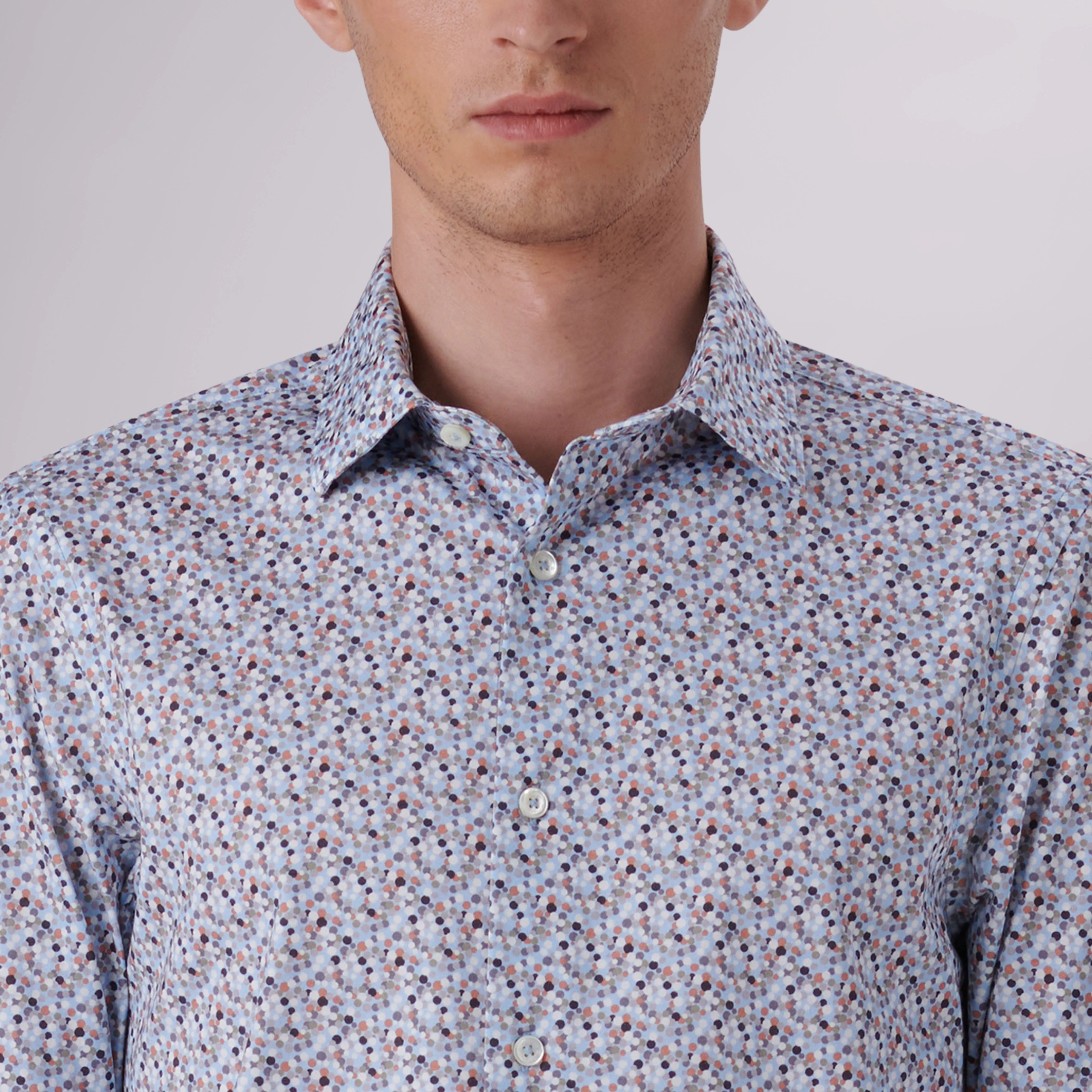 James Confetti Print OoohCotton Shirt