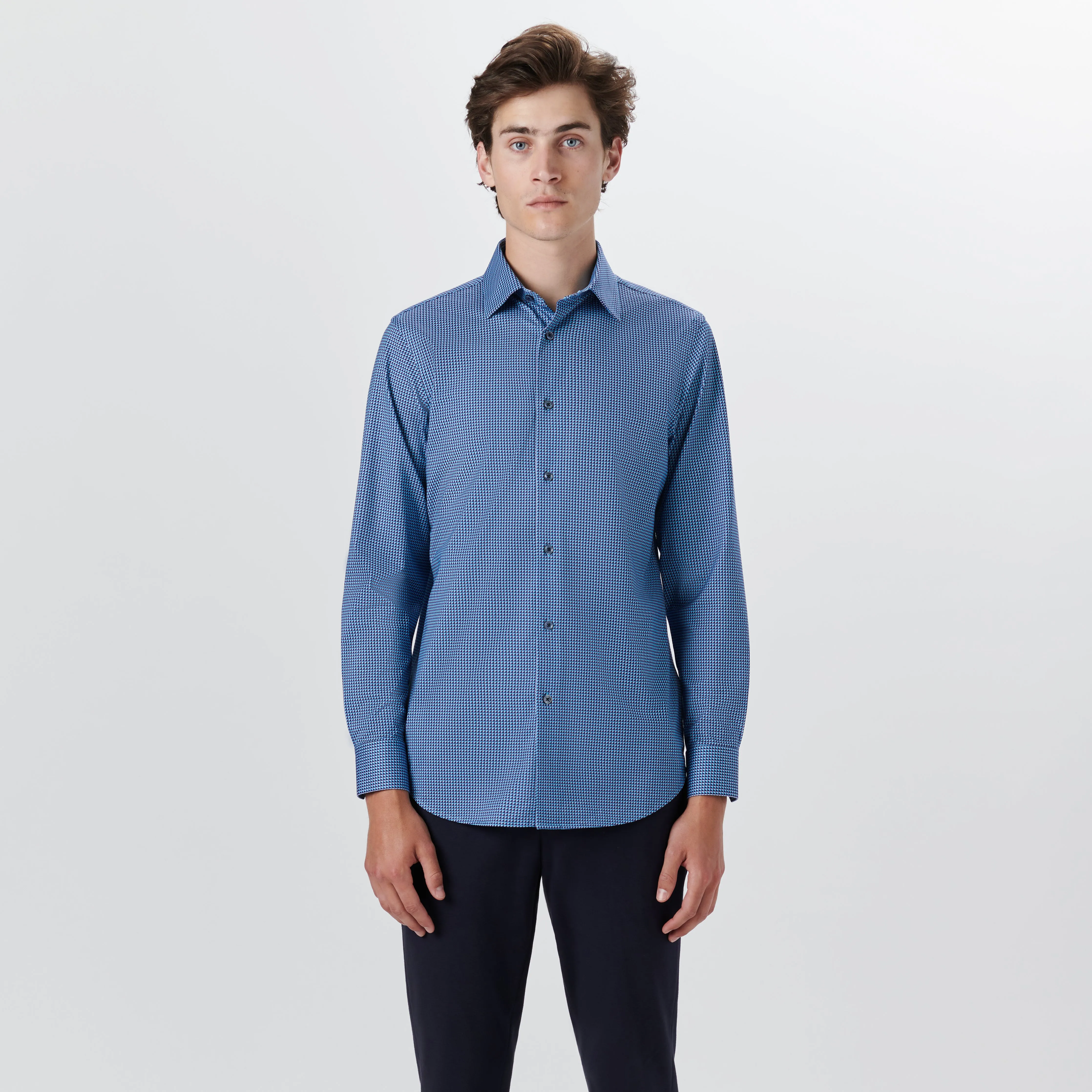 JAMES Geometric Print OoohCotton Shirt