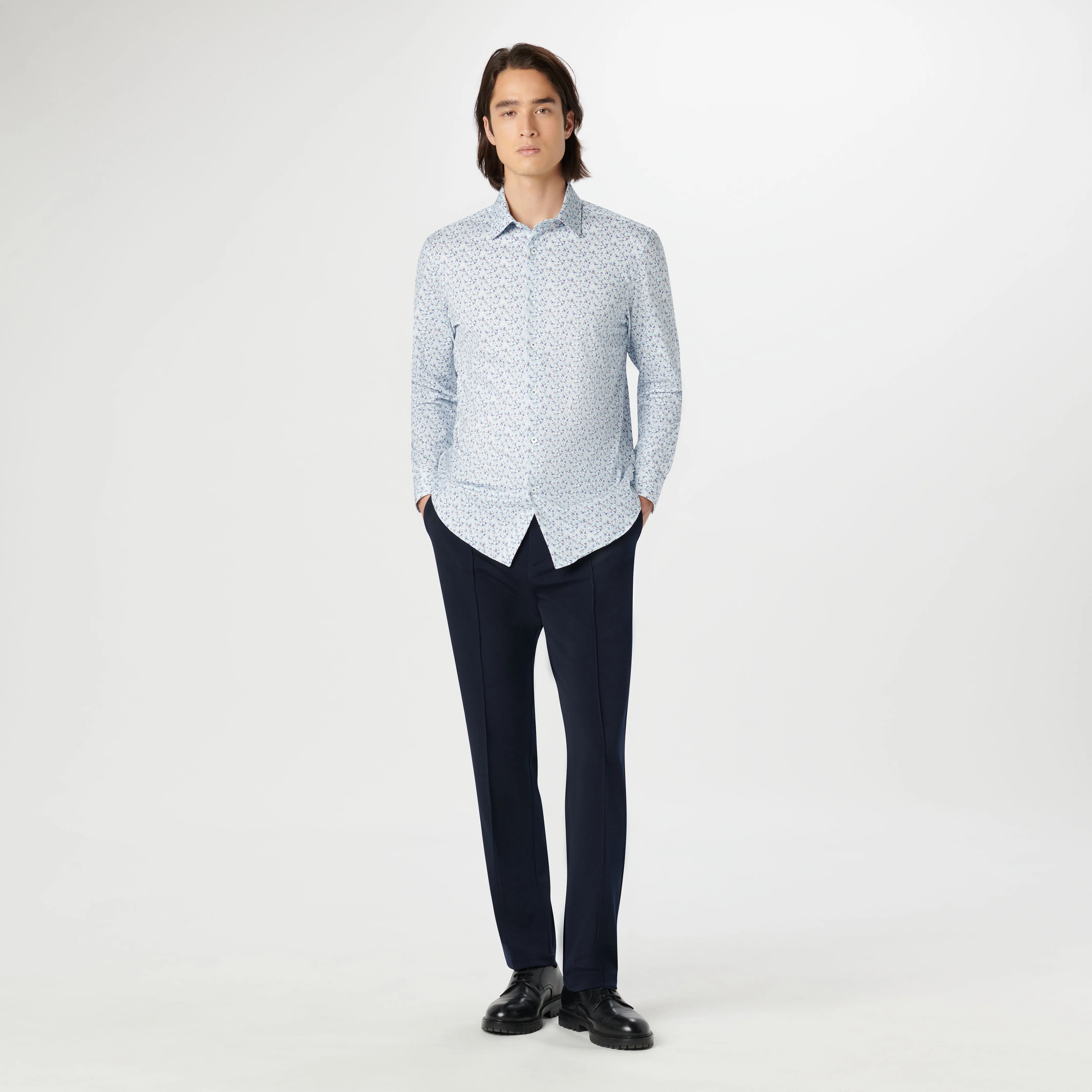 James Leaf Print OoohCotton Shirt