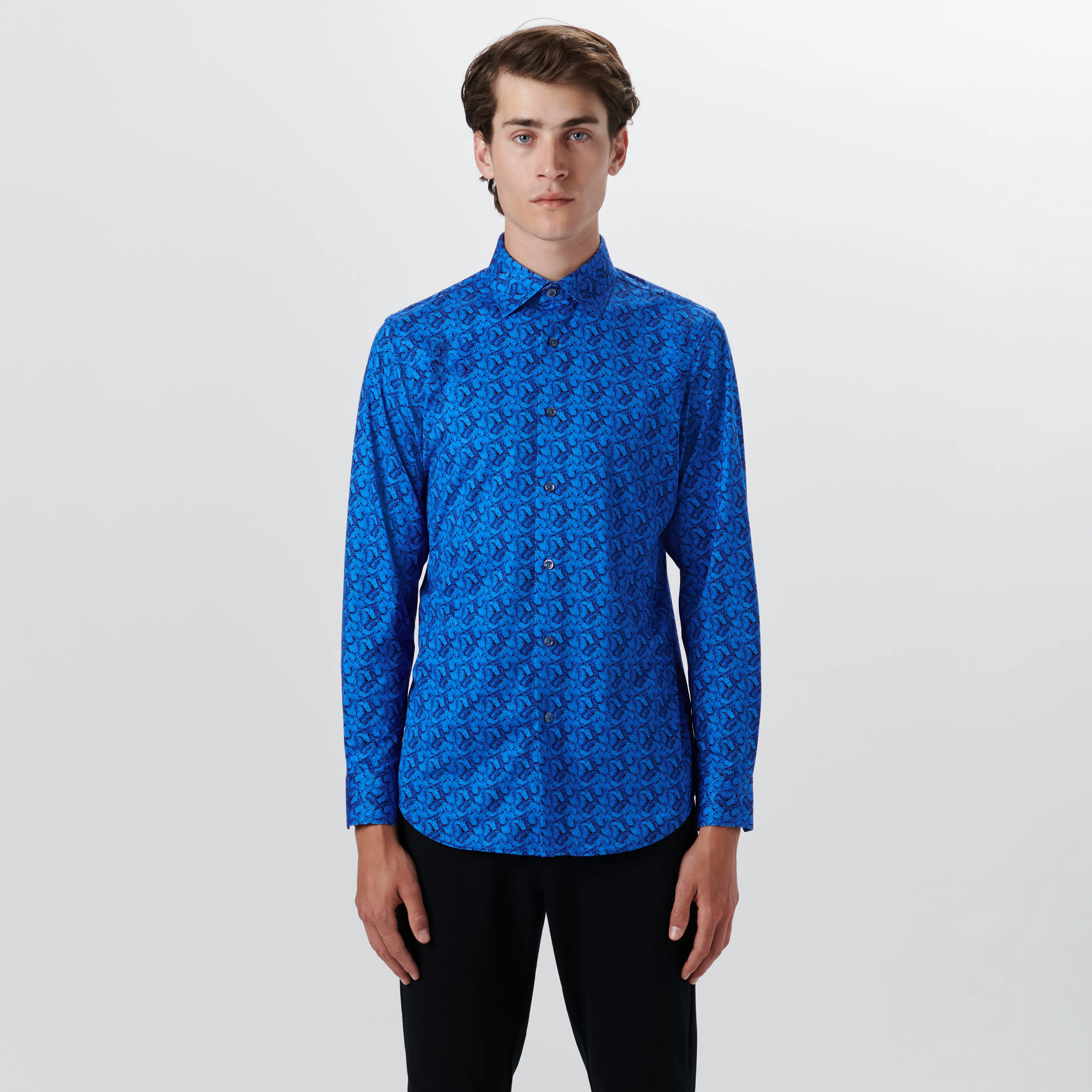 JAMES Leaf Print OoohCotton Shirt