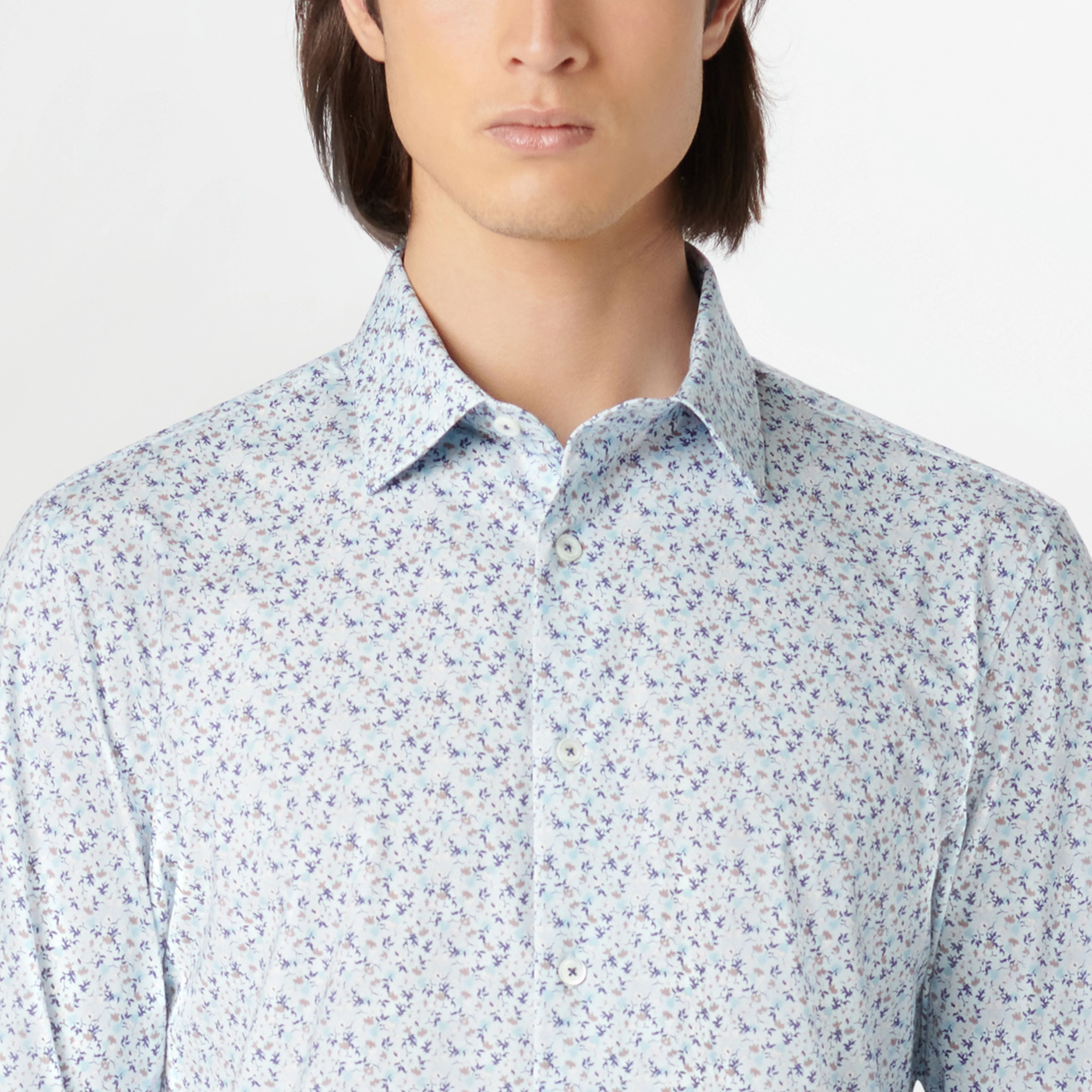 James Leaf Print OoohCotton Shirt