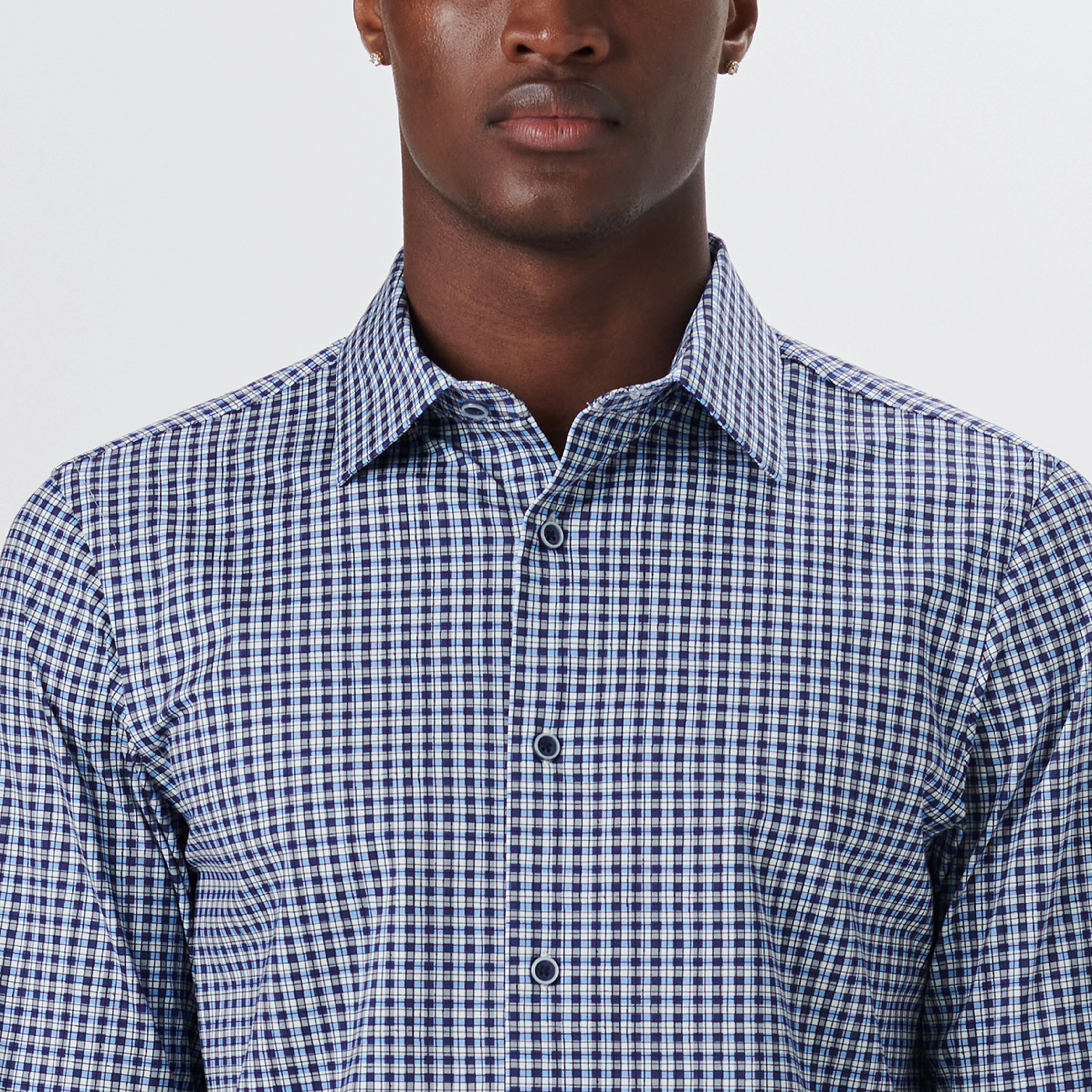 JAMES Mini Check OoohCotton Shirt