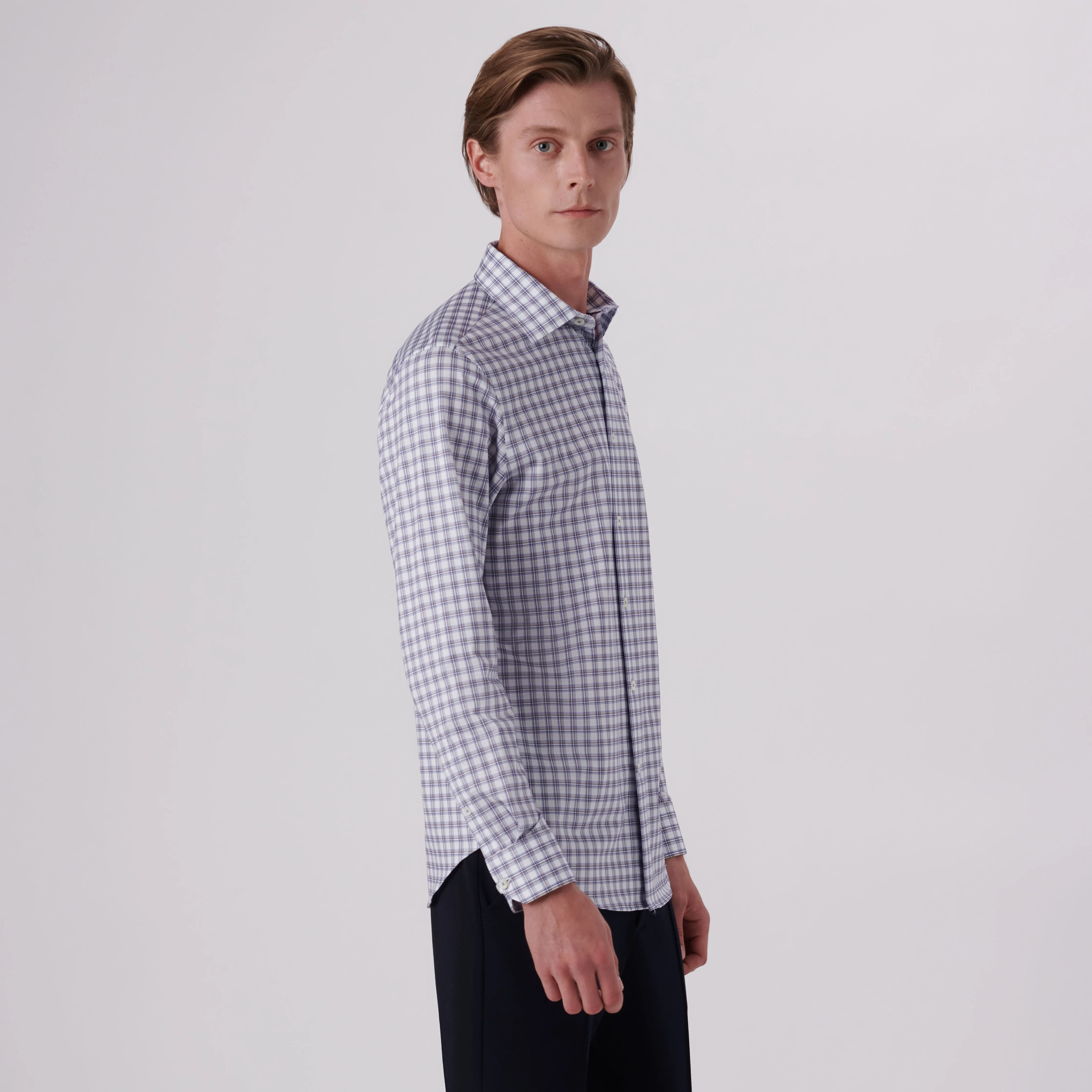 James Plaid Check Print OoohCotton Shirt
