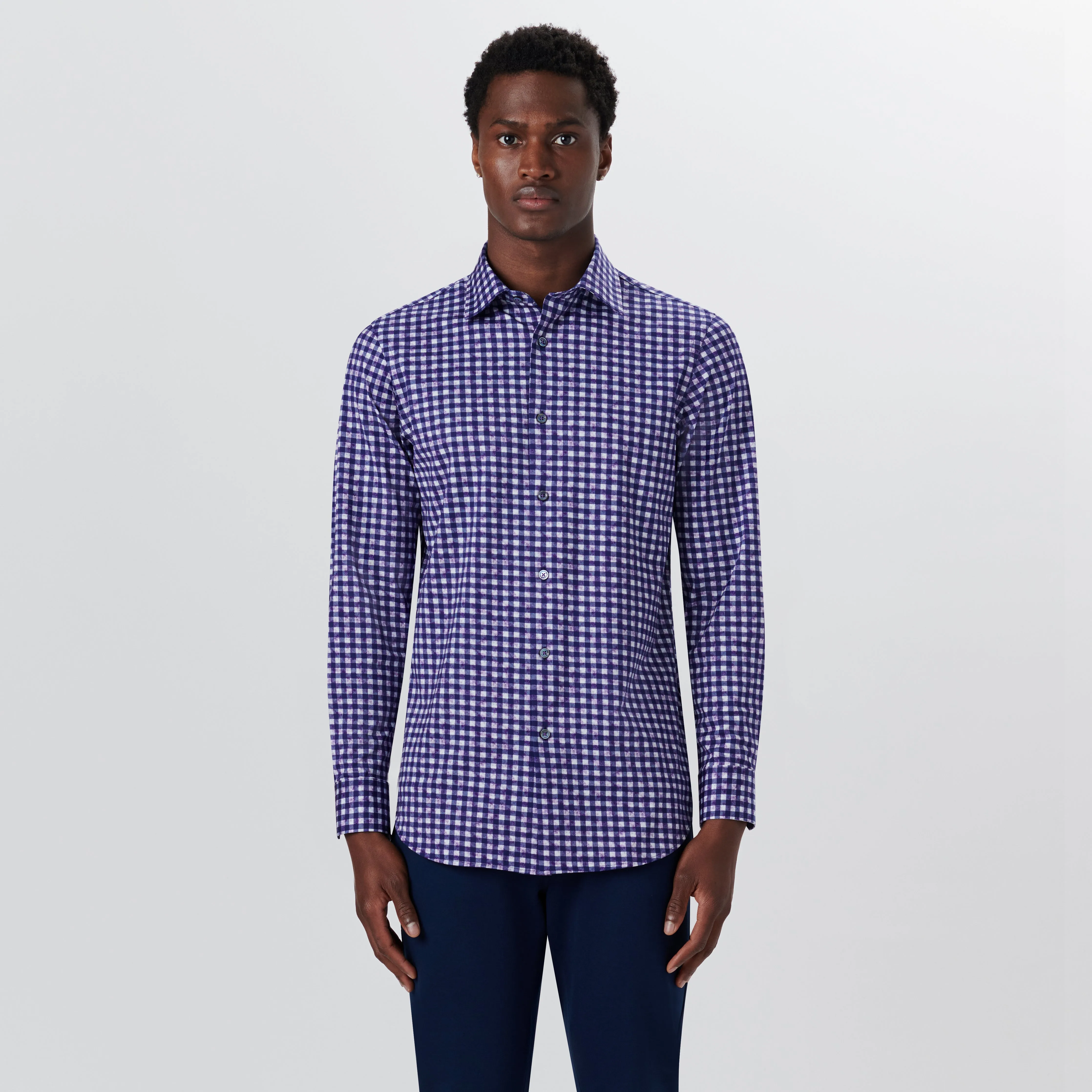 JAMES Shepherd Check OoohCotton Shirt