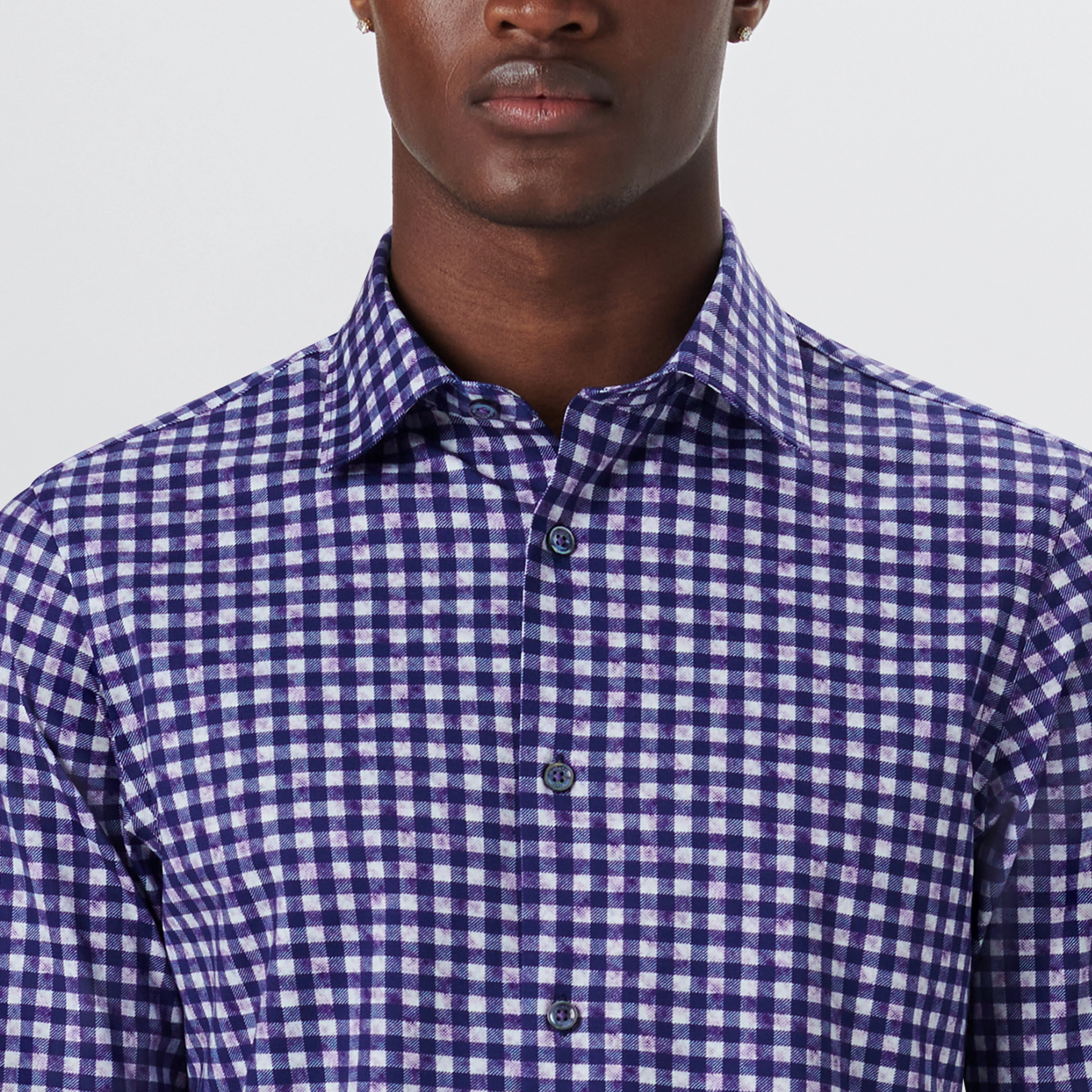 JAMES Shepherd Check OoohCotton Shirt