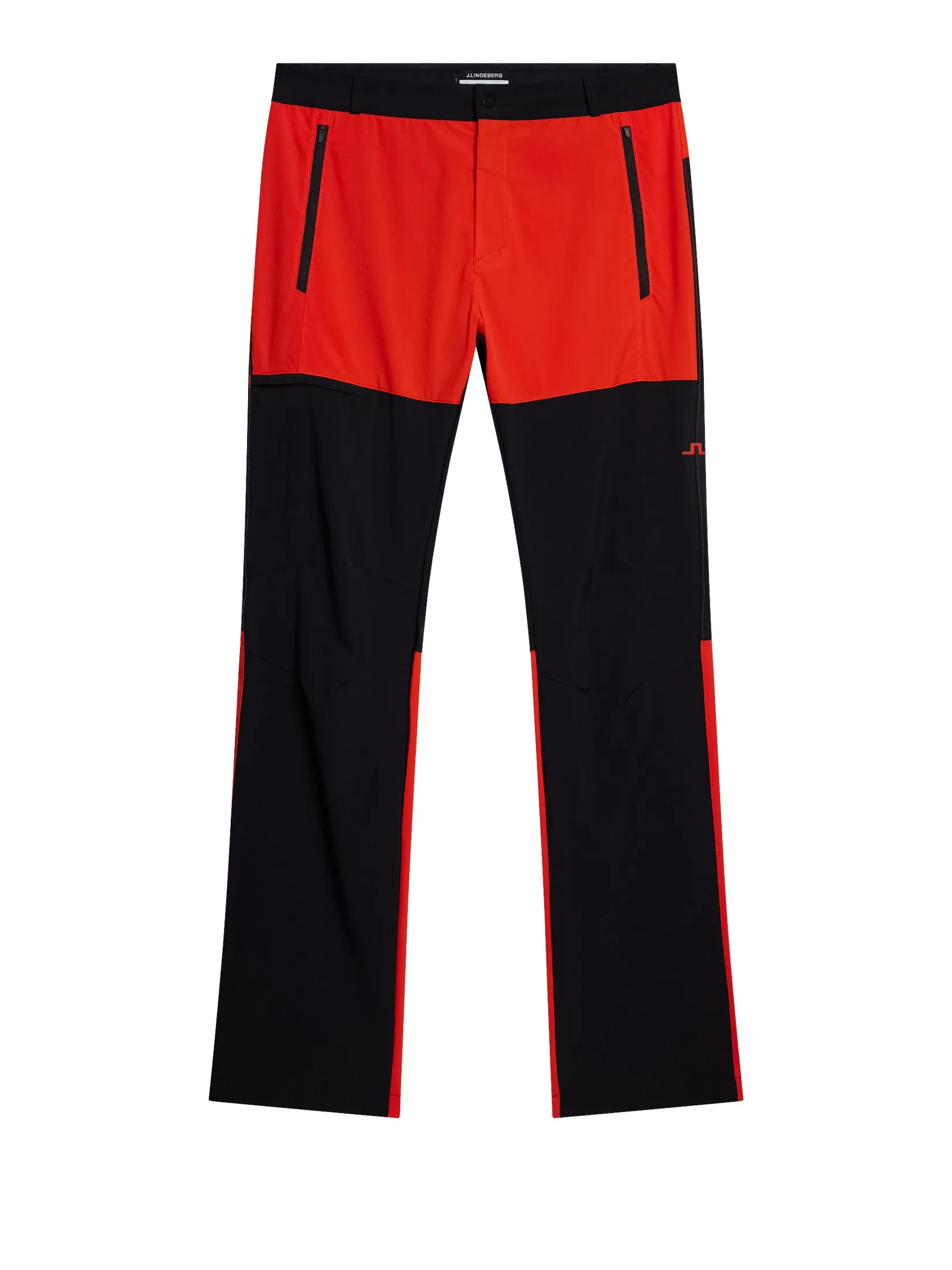 J.Lindeberg Mens Mendo Colour Block Pant - Tangerine Tango