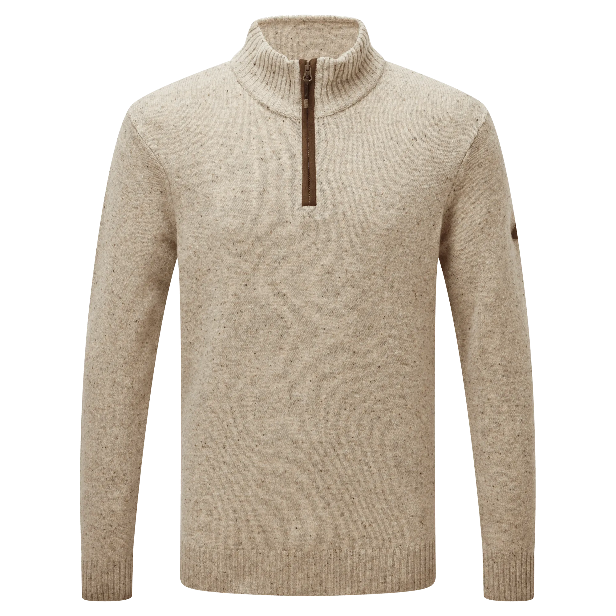 Kangtega Quarter Zip Sweater - Chai Tea
