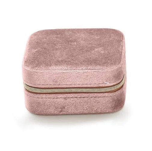 Keep it Safe Plush Velvet Travel Jewelry Box