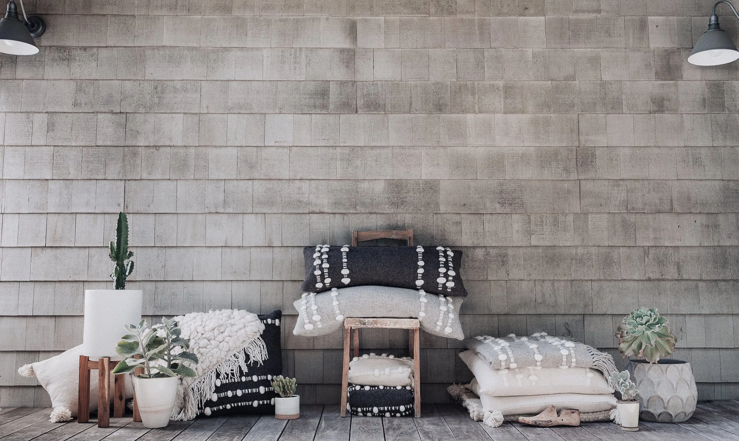 Kuk - Pillow Cover in Natural Wool