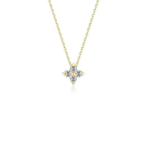 Lafonn Simulated Diamond Trillium Bloom Necklace N0344CLG