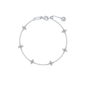 Lafonn Simulated Diamond Trillium Station Bracelet B0207CLP
