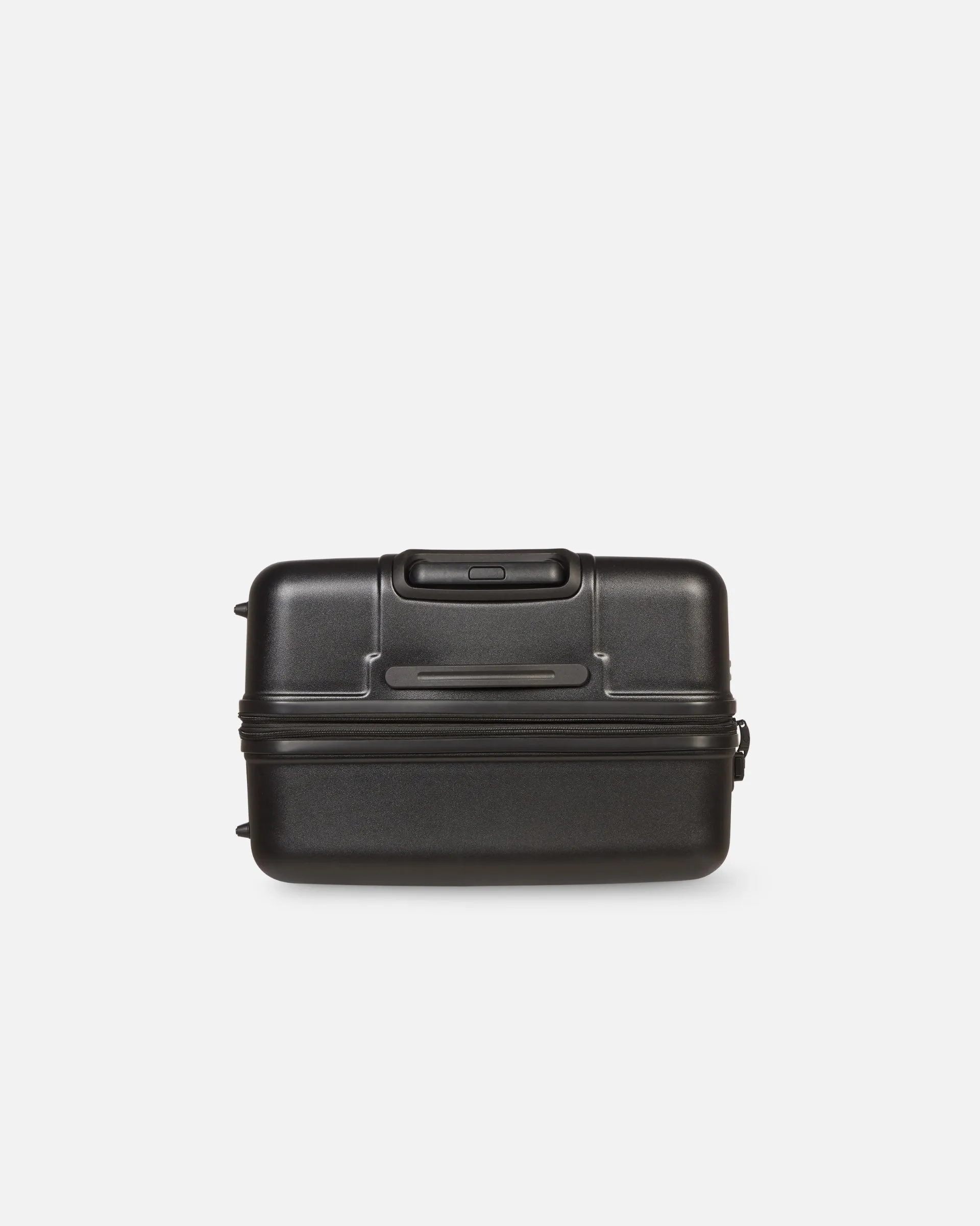 Large Luggage in Black - Logo
