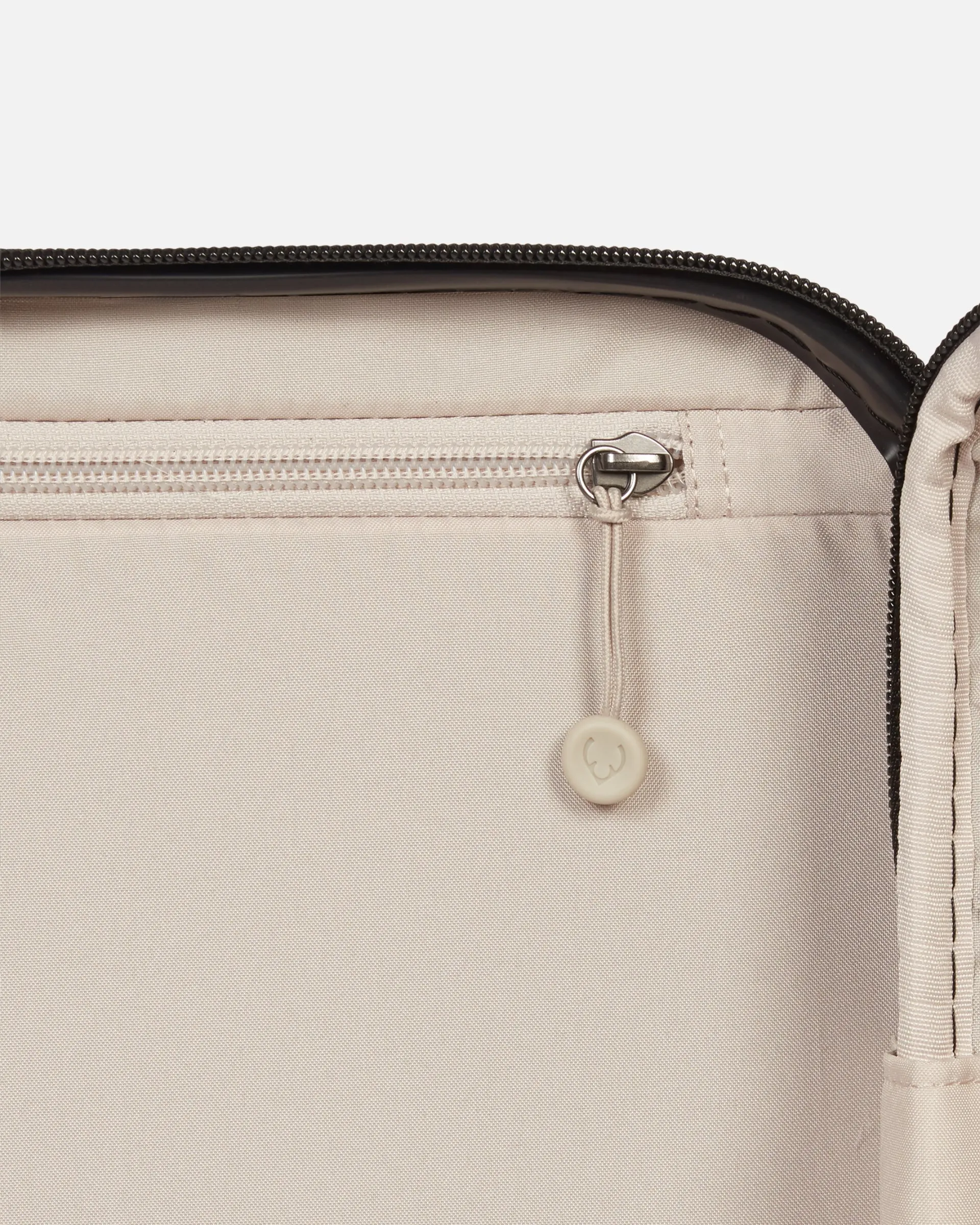 Large Luggage in Black - Logo