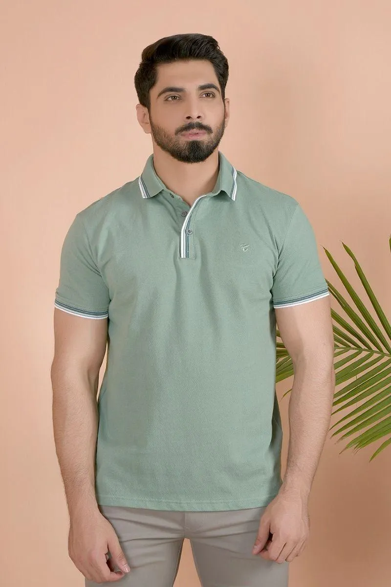 LIGHT GREEN POLO SHIRT
