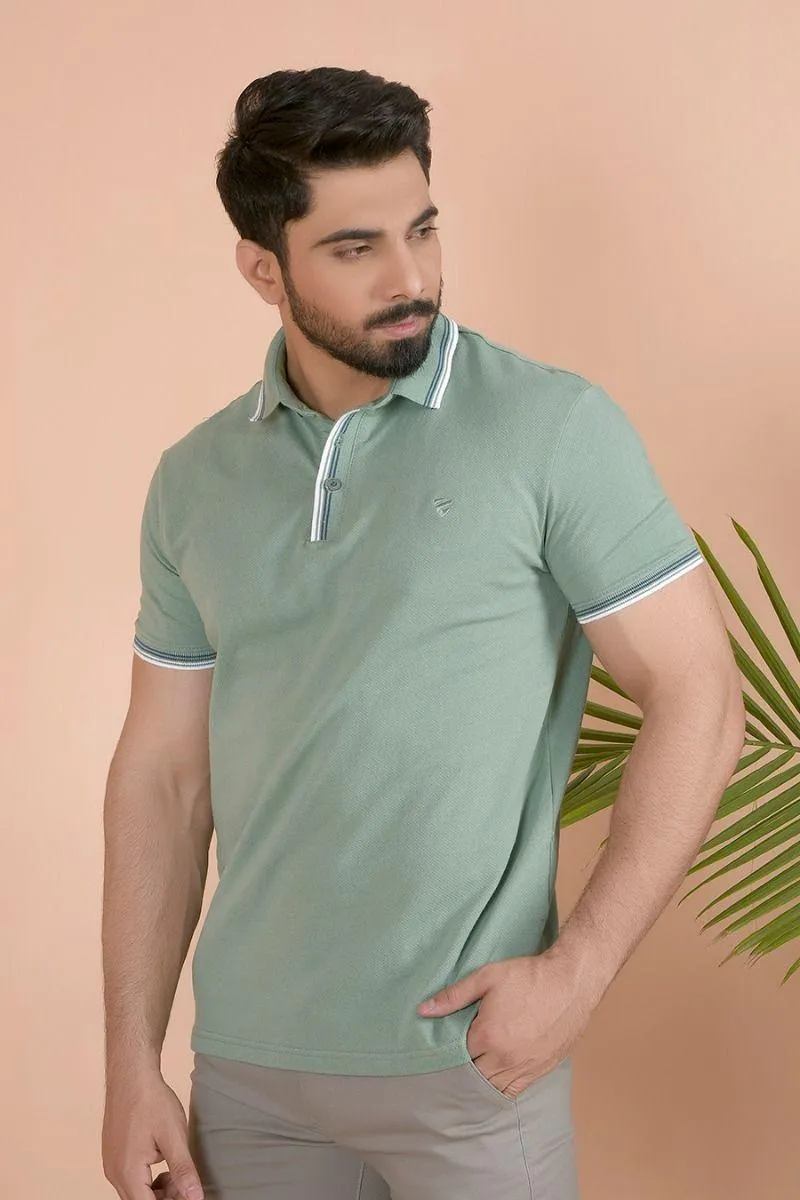 LIGHT GREEN POLO SHIRT