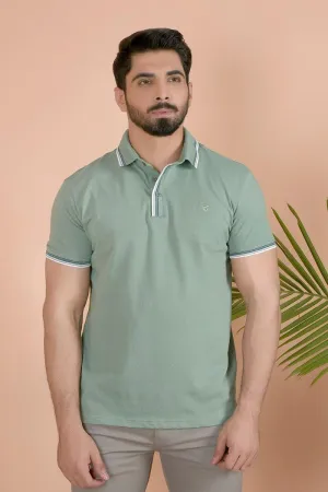 LIGHT GREEN POLO SHIRT