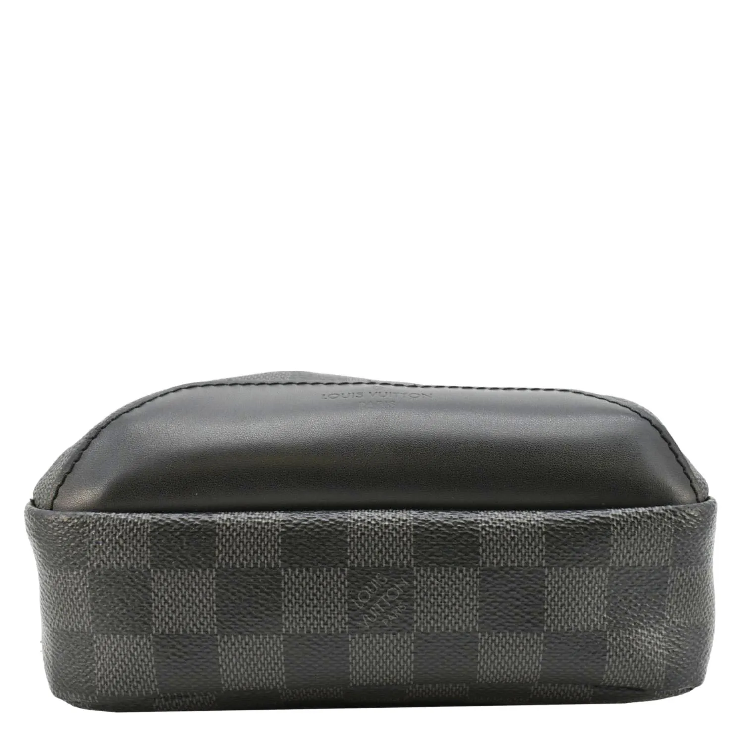 LOUIS VUITTON Avenue Sling Damier Graphite Backpack Bag Black