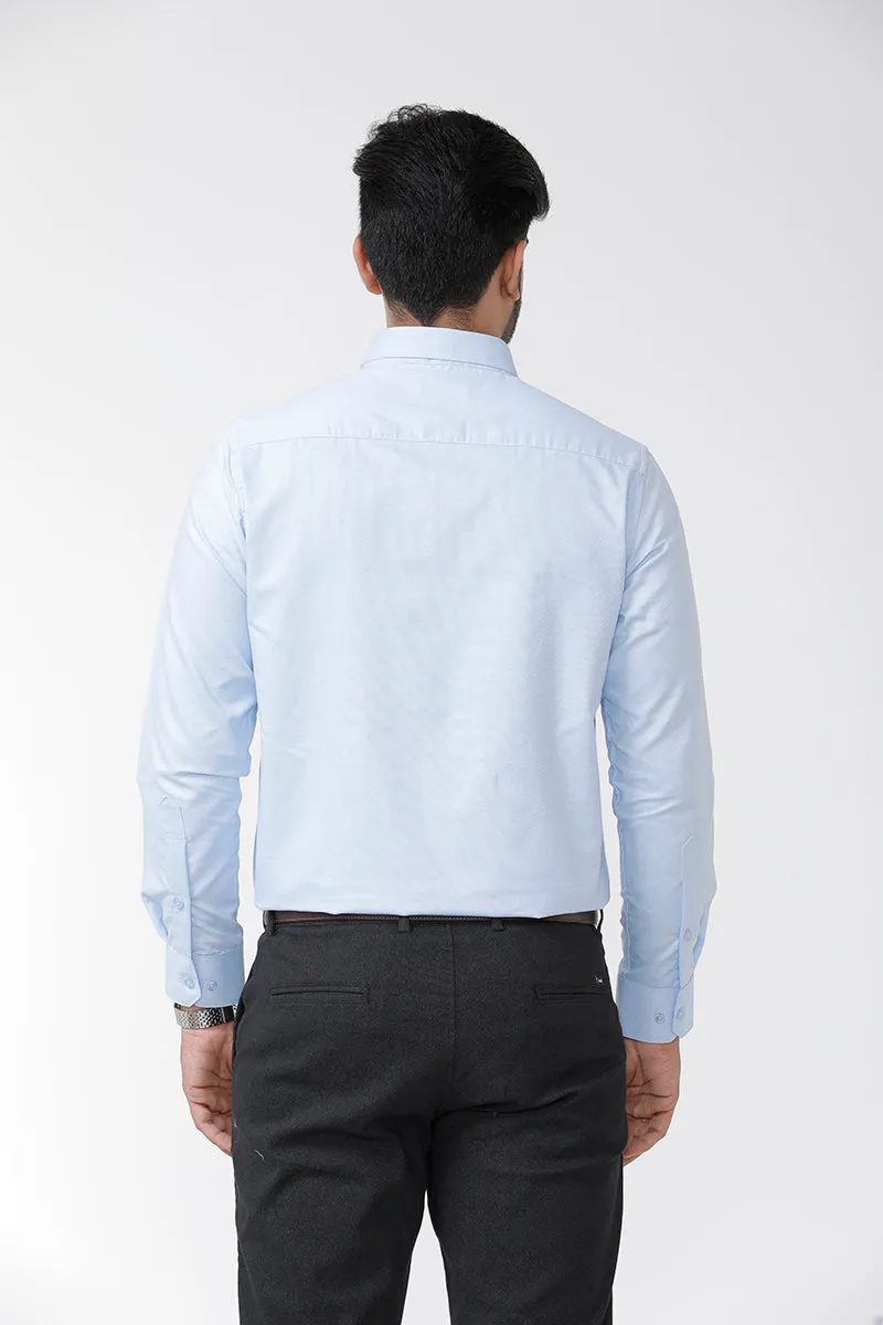 Luxor - Carolina Blue Formal Shirts for Men | Ariser