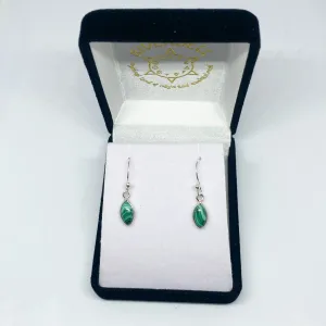 Malachite Drop Earrings
