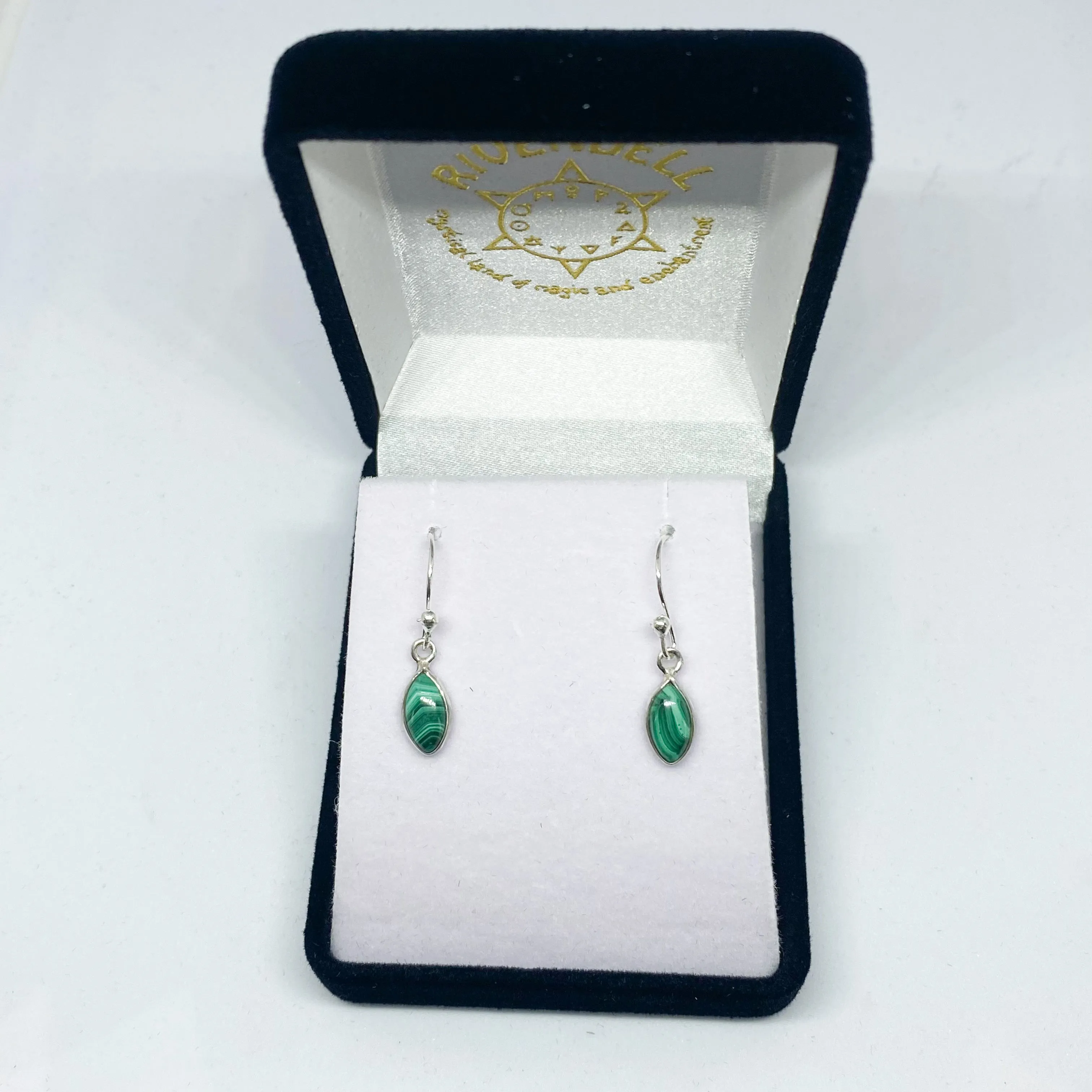 Malachite Drop Earrings