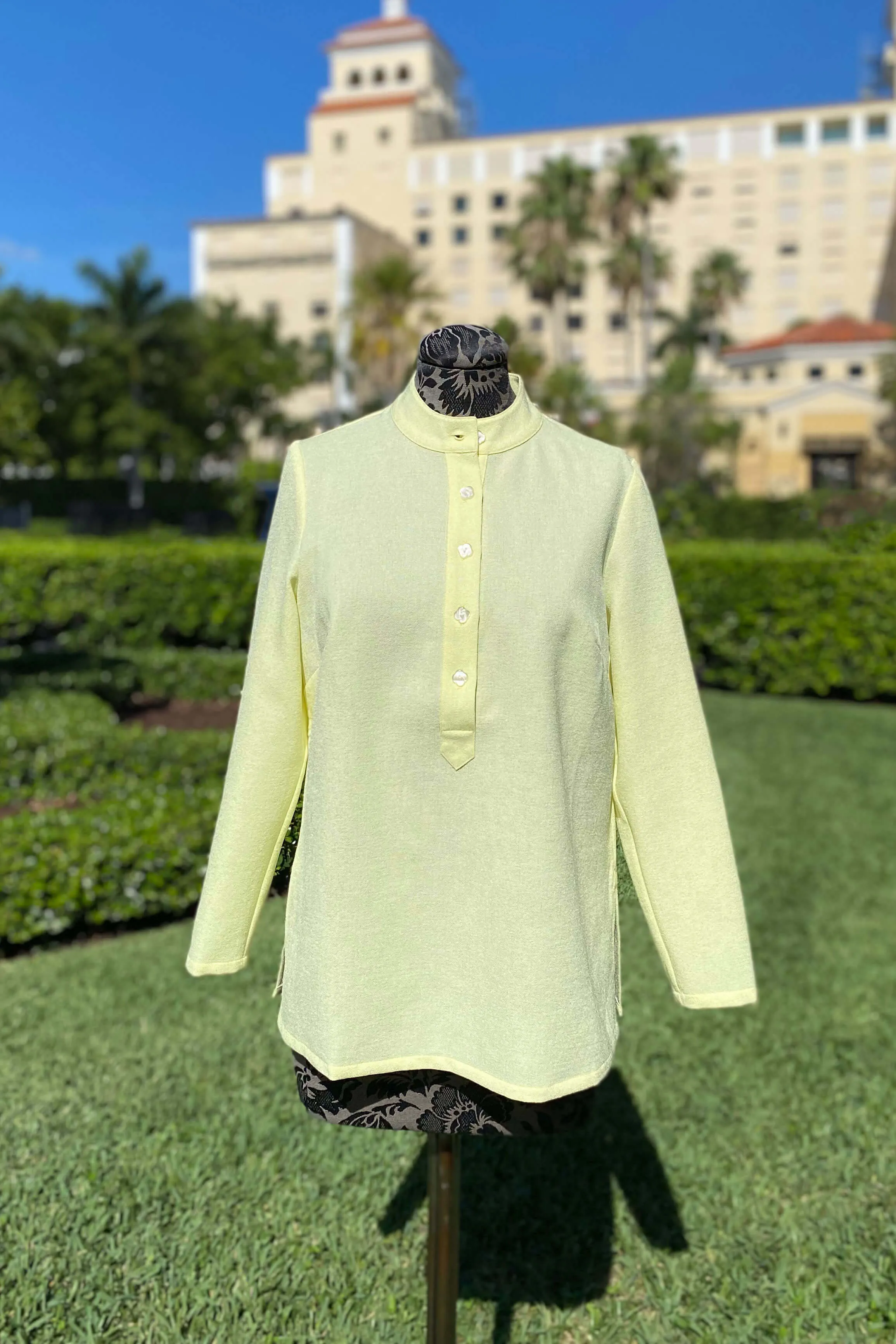 Mary G Linen Suzanne in Pale Yellow