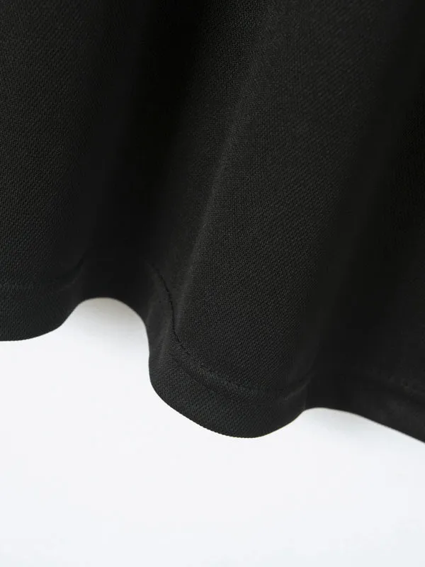 Men's Contrast Solid Polo Shirt with Short Sleeves