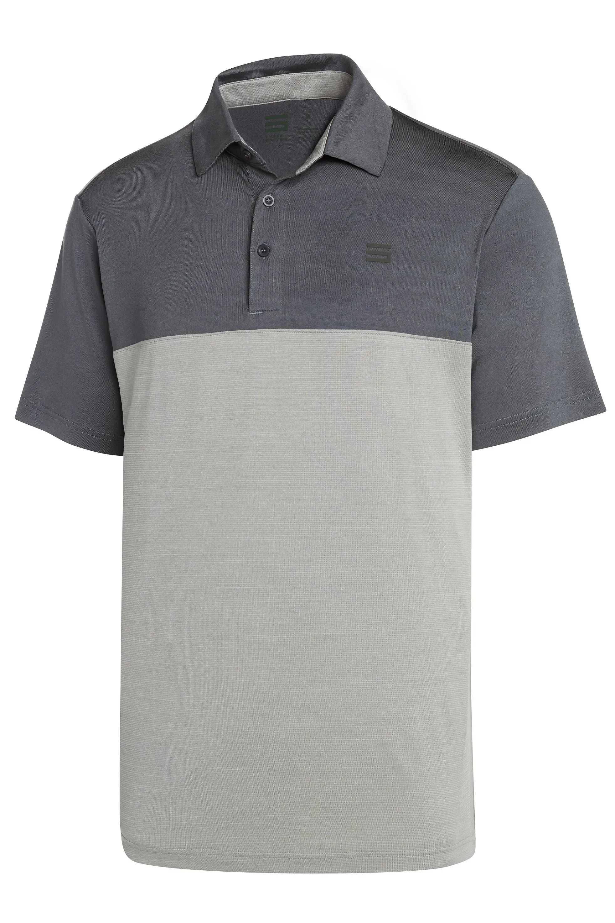 Men's Heathered Two-Tone Golf Polo (Select Colors Only)