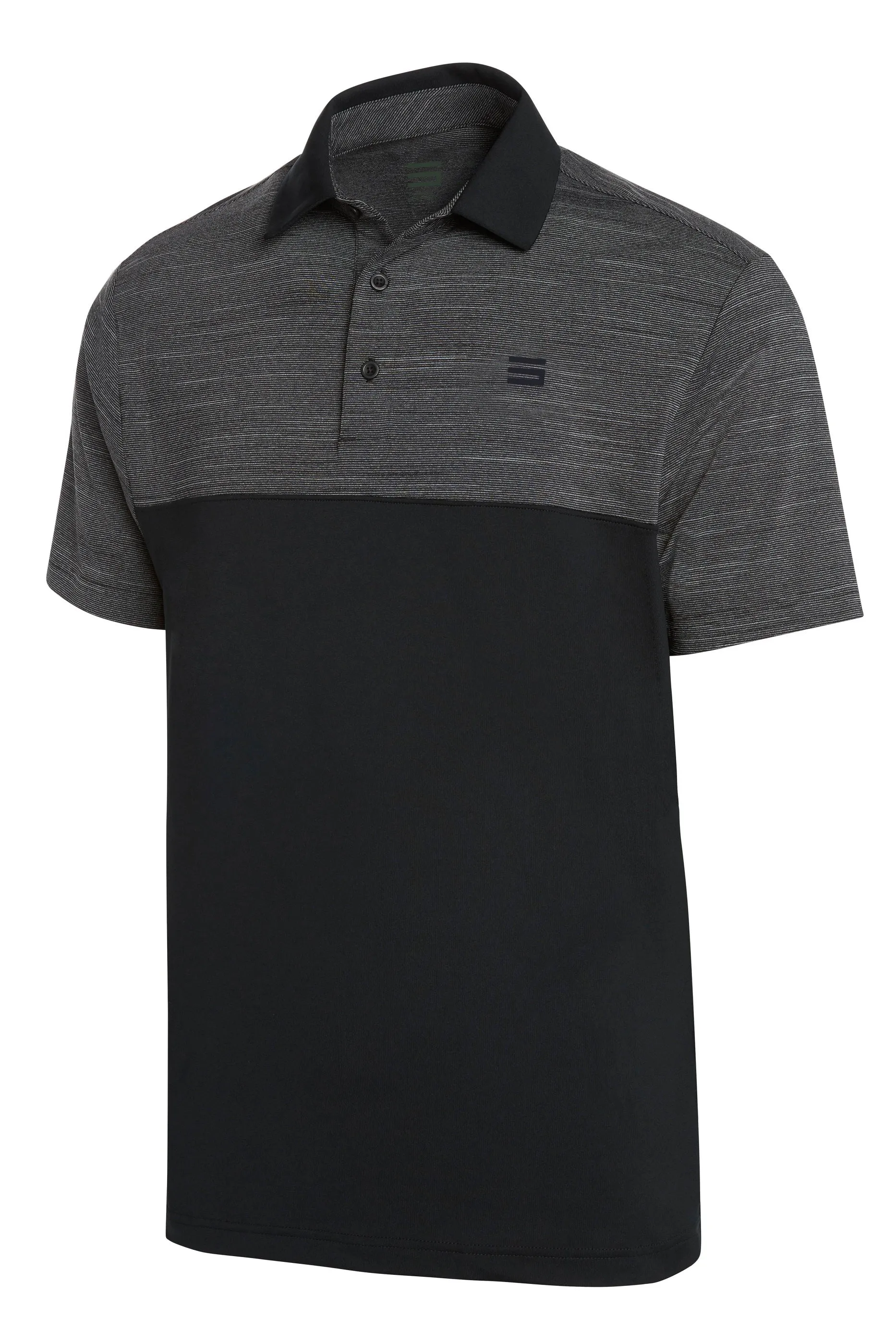 Men's Heathered Two-Tone Golf Polo (Select Colors Only)