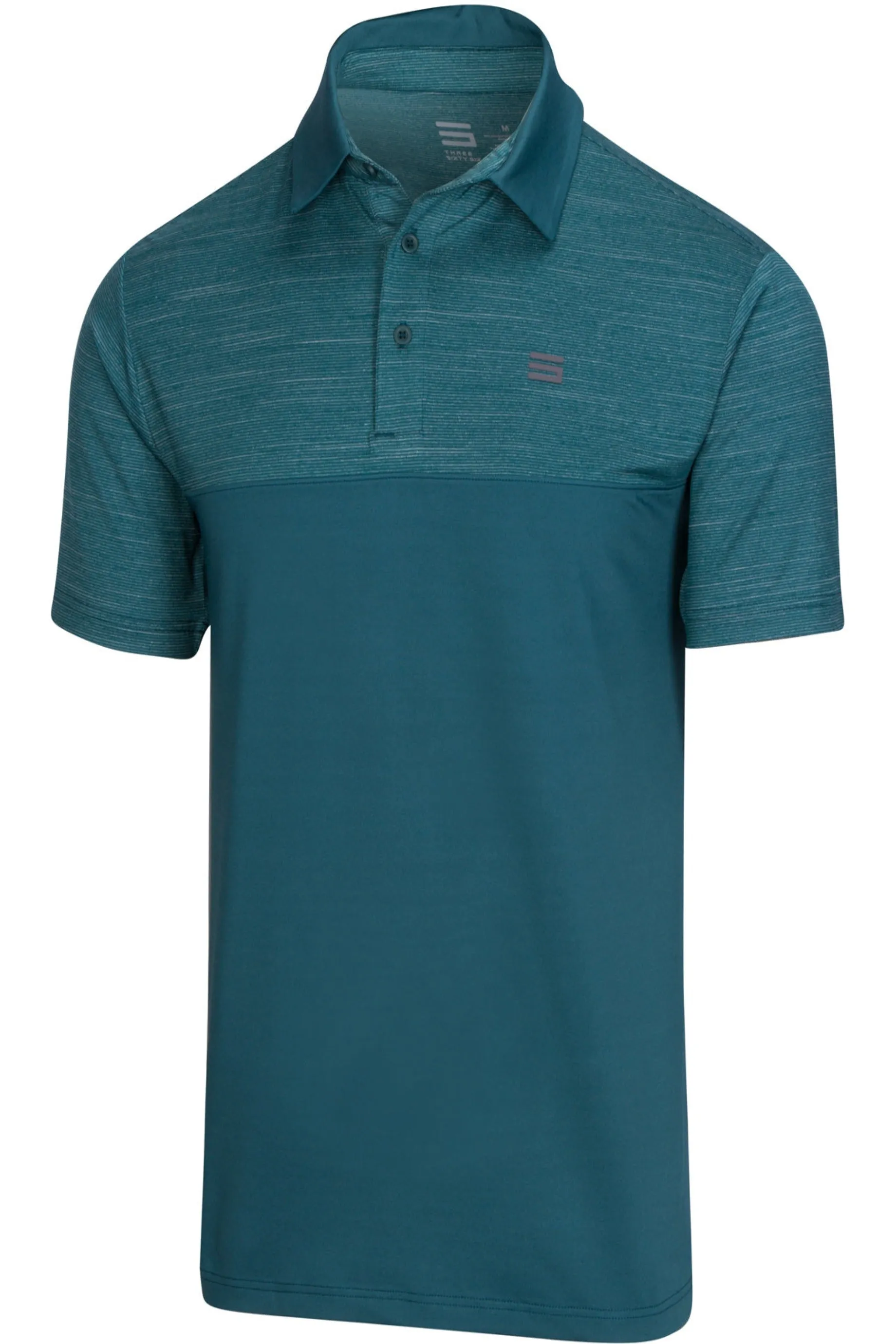 Men's Heathered Two-Tone Golf Polo (Select Colors Only)