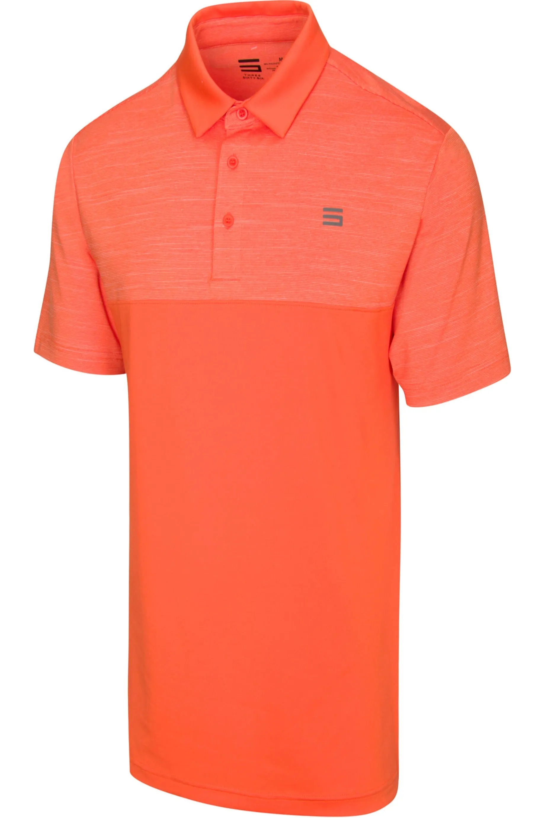 Men's Heathered Two-Tone Golf Polo (Select Colors Only)