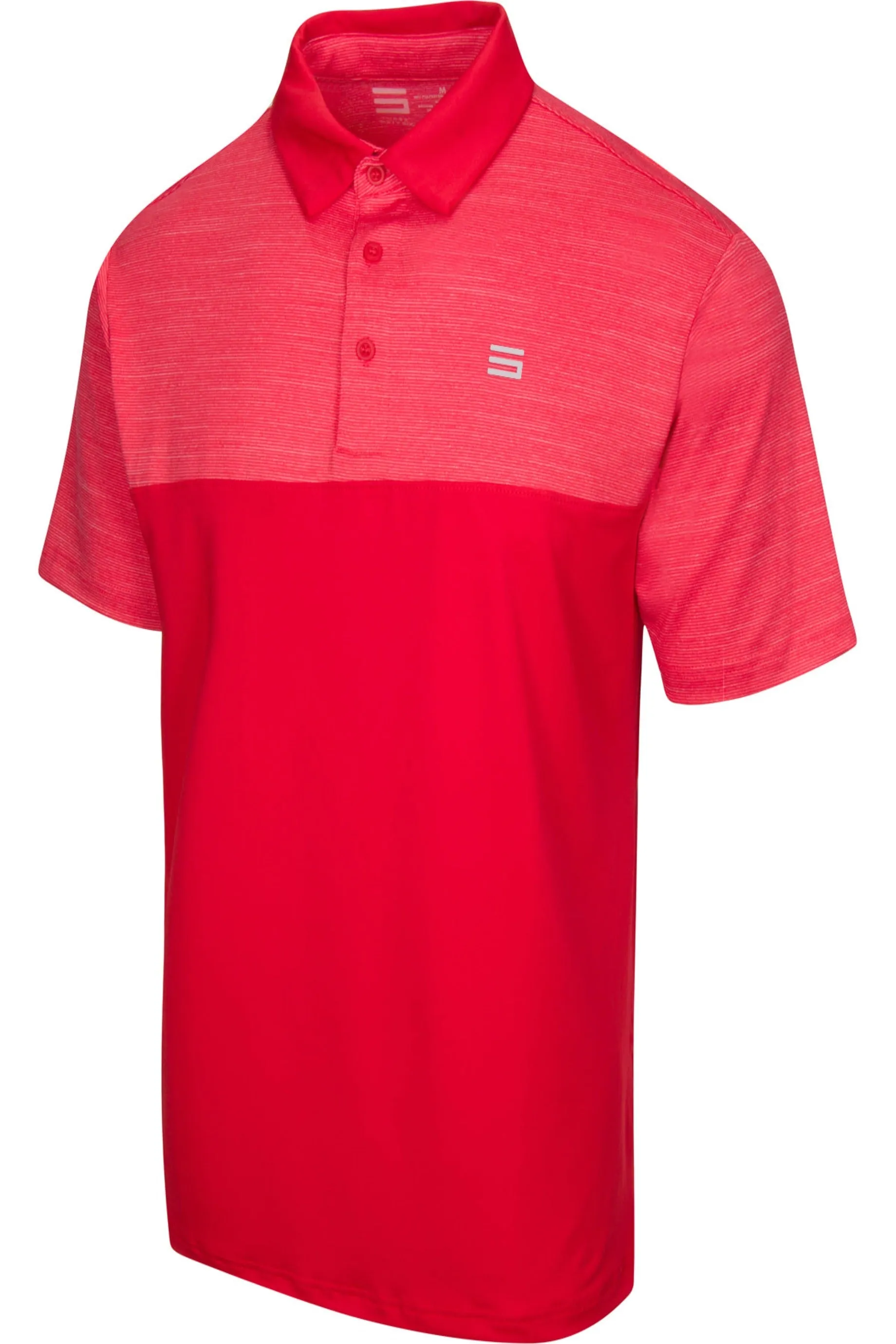 Men's Heathered Two-Tone Golf Polo (Select Colors Only)