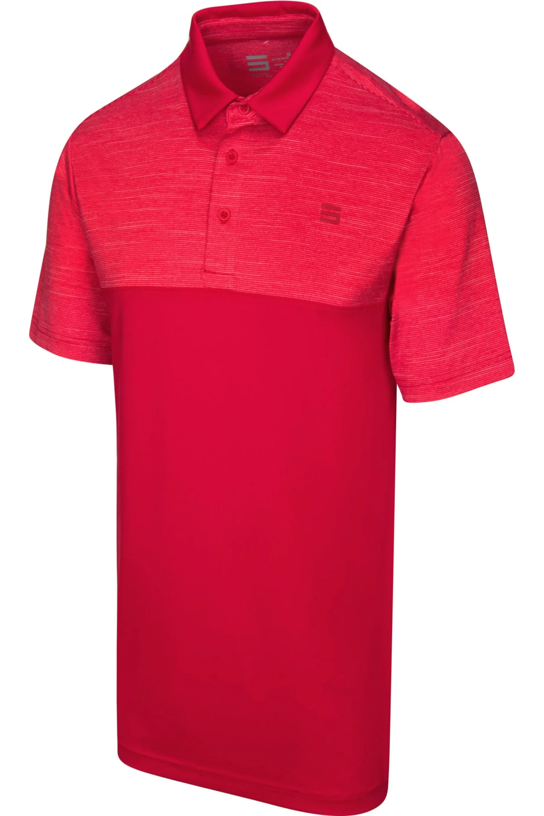 Men's Heathered Two-Tone Golf Polo (Select Colors Only)