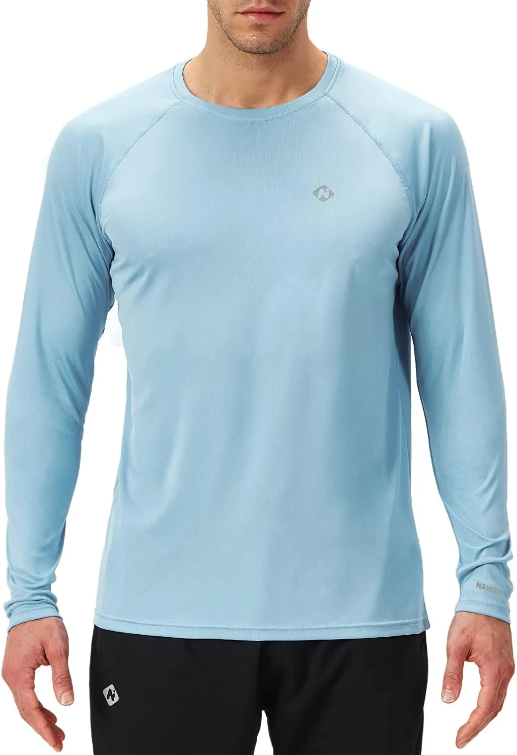 Men'S Rash Guard Shirts Swim Shirts UPF 50  UV Sun Protection Long Sleeve Shirts Lightweight Quick Dry