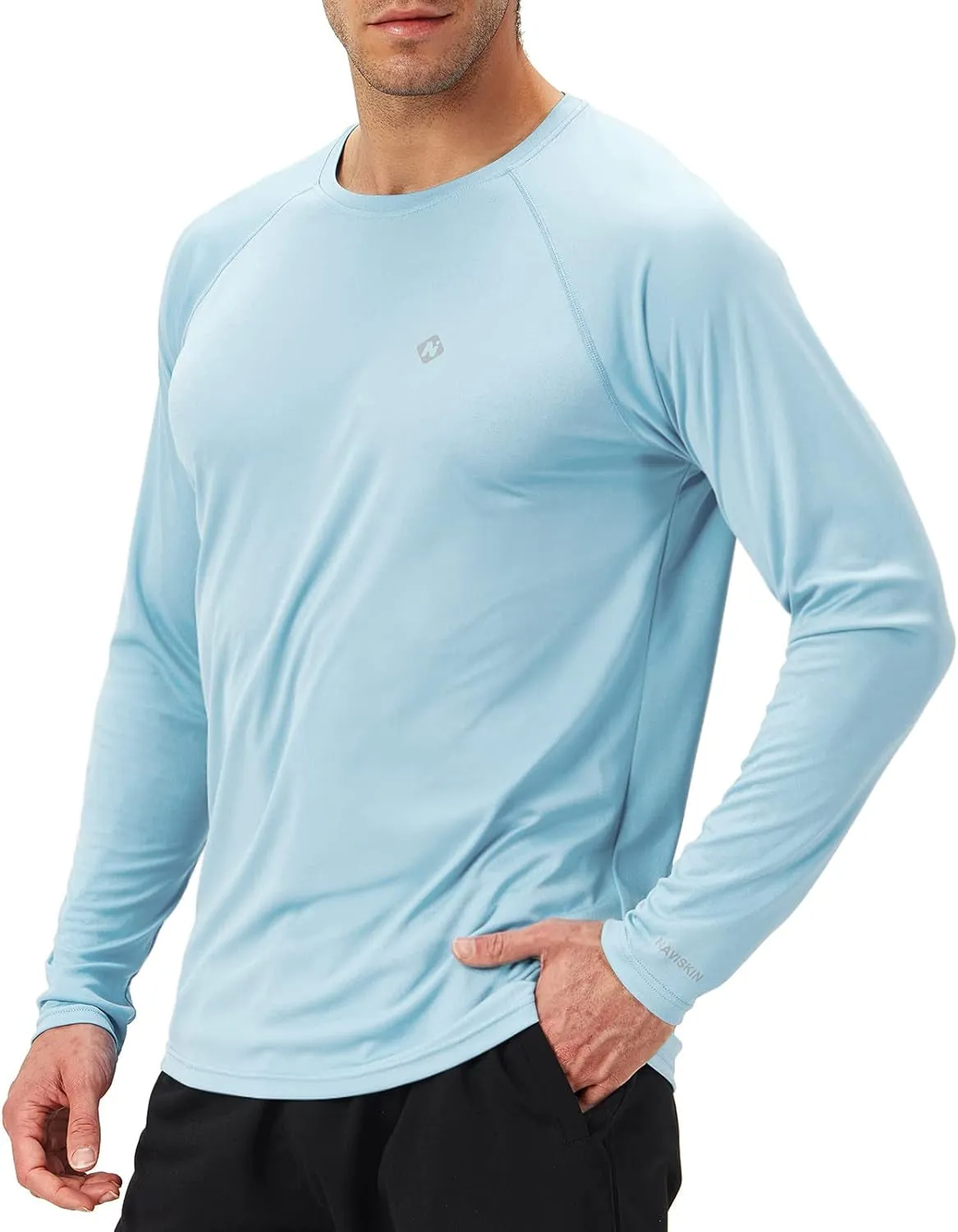 Men'S Rash Guard Shirts Swim Shirts UPF 50  UV Sun Protection Long Sleeve Shirts Lightweight Quick Dry